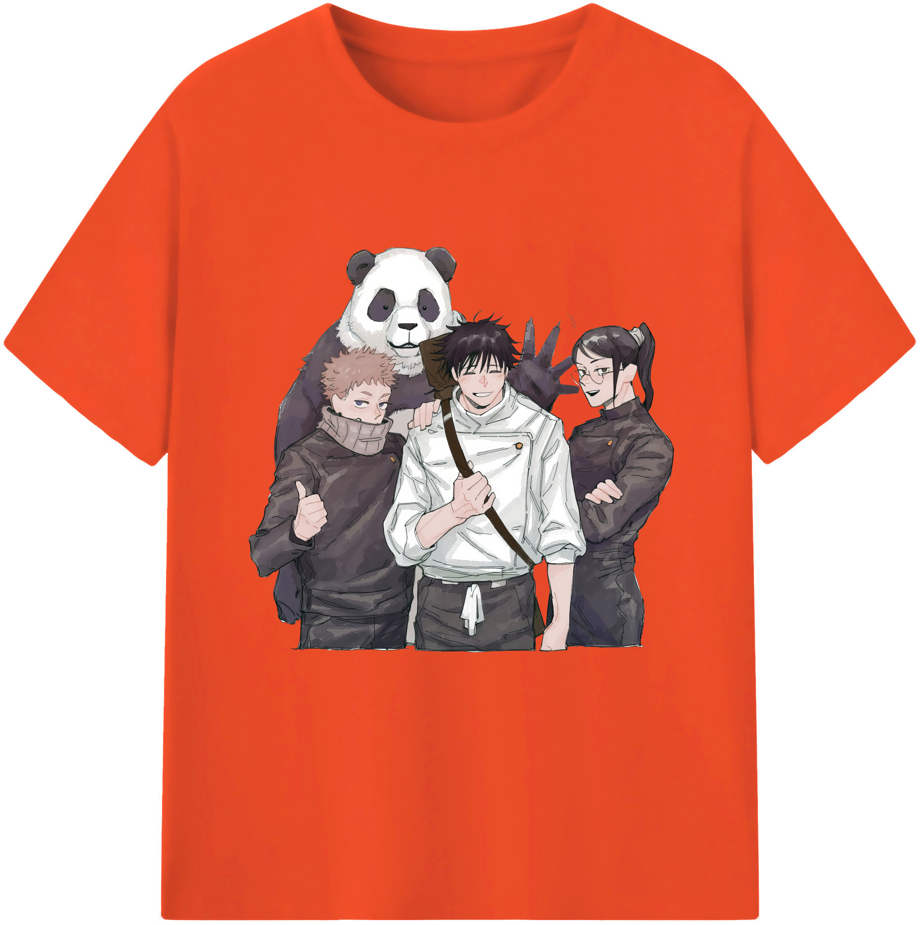 （画像用） 呪術廻戦 Jujutsu Kaisen 綿100％半袖Tシャツ（フロントプリント）