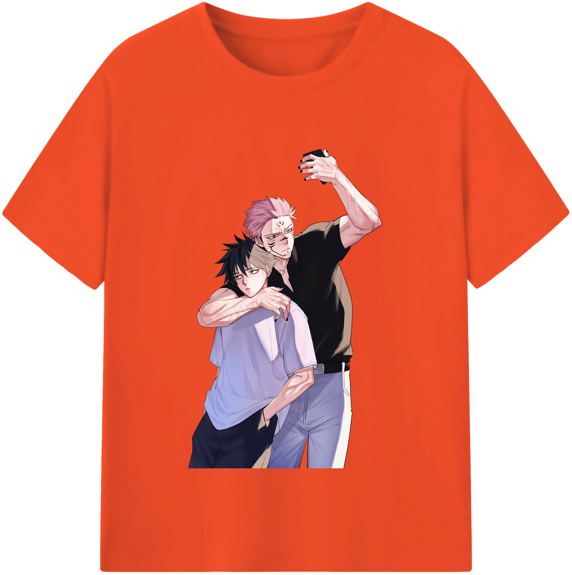 （画像用） 呪術廻戦 Jujutsu Kaisen 綿100％半袖Tシャツ（フロントプリント）