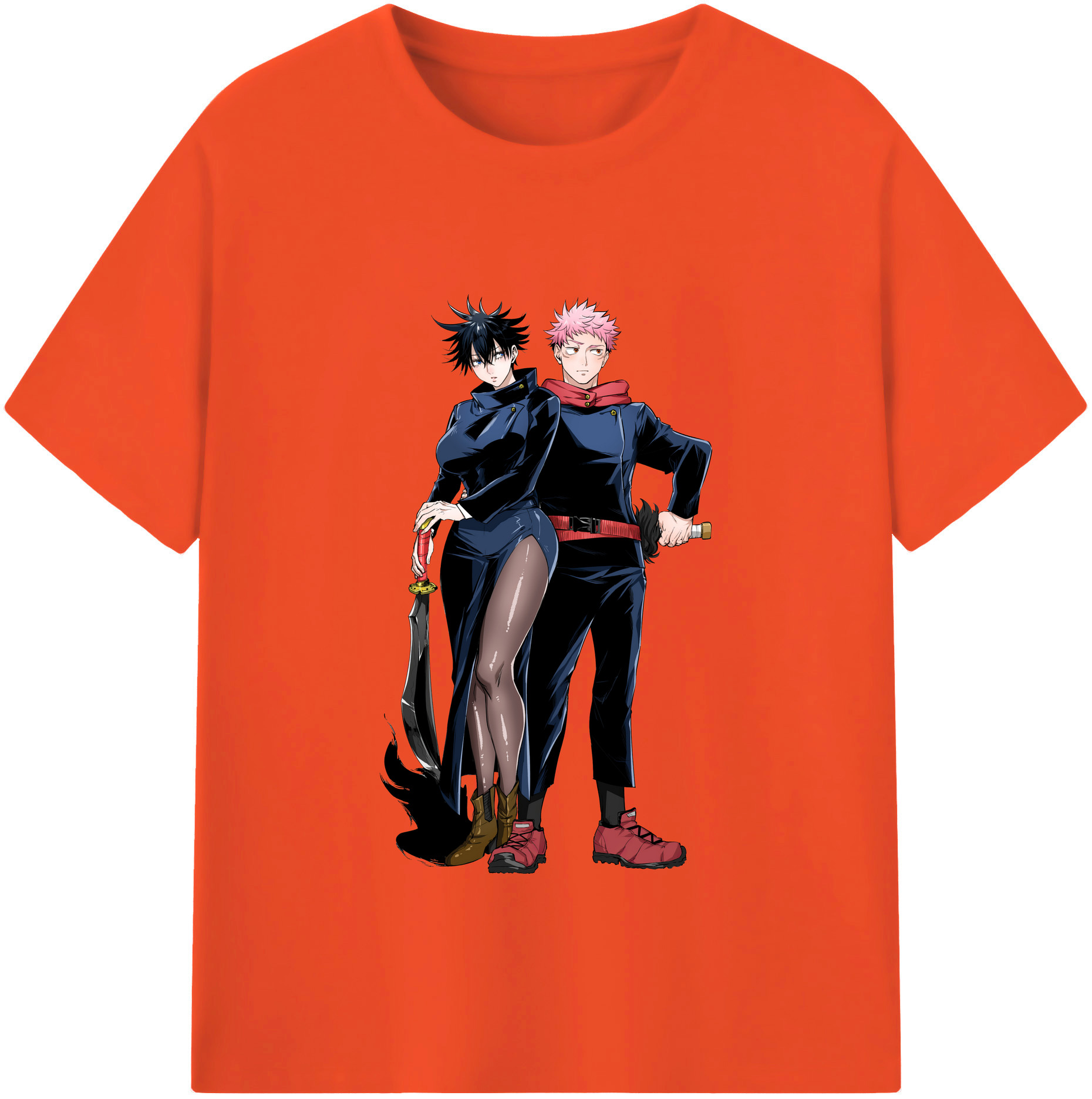 （画像用） 呪術廻戦 Jujutsu Kaisen 綿100％半袖Tシャツ（フロントプリント）