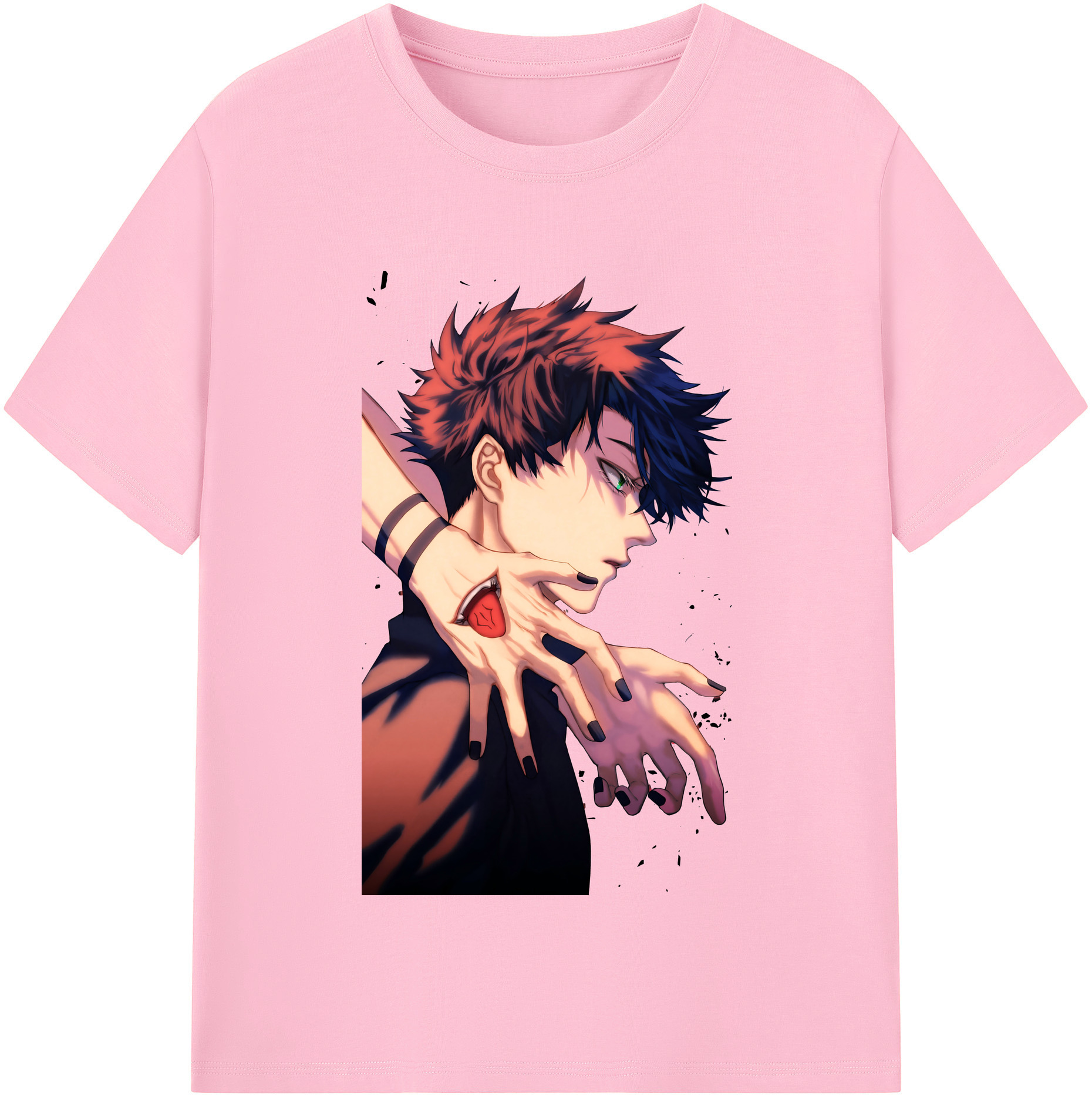 （画像用） 呪術廻戦 Jujutsu Kaisen 綿100％半袖Tシャツ（フロントプリント）