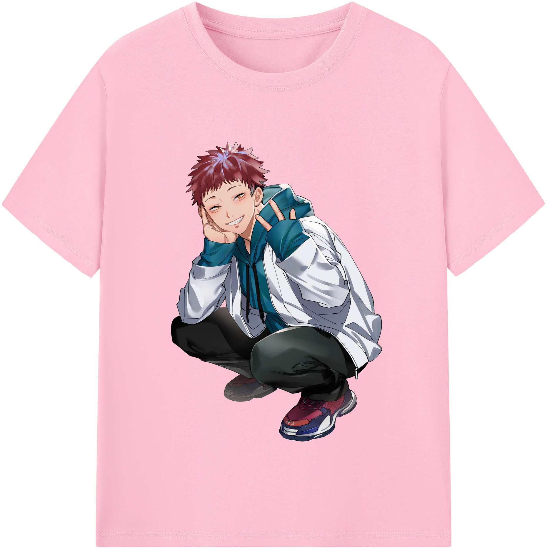（画像用） 呪術廻戦 Jujutsu Kaisen 綿100％半袖Tシャツ（フロントプリント）