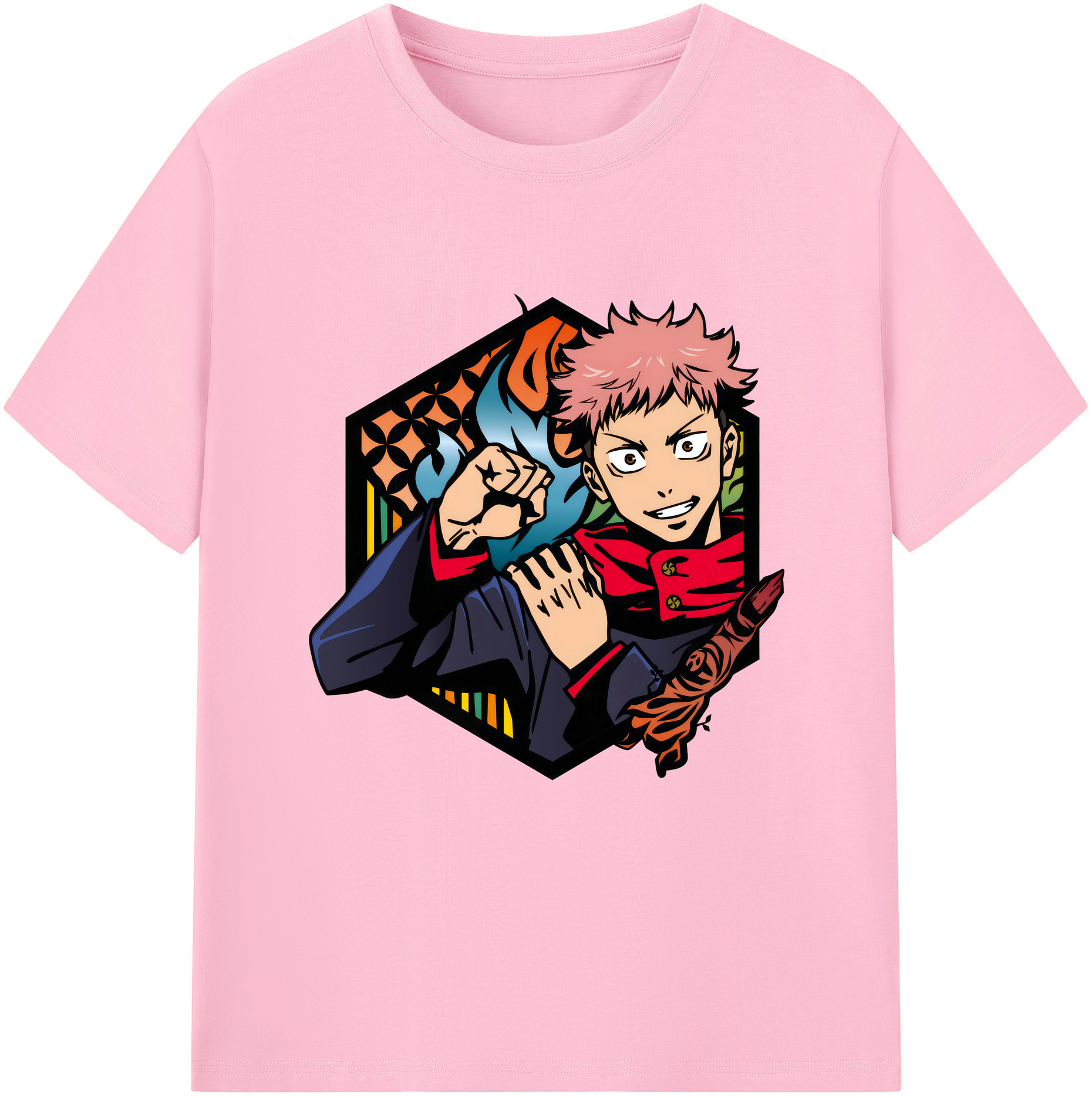 （画像用） 呪術廻戦 Jujutsu Kaisen 綿100％半袖Tシャツ（フロントプリント）