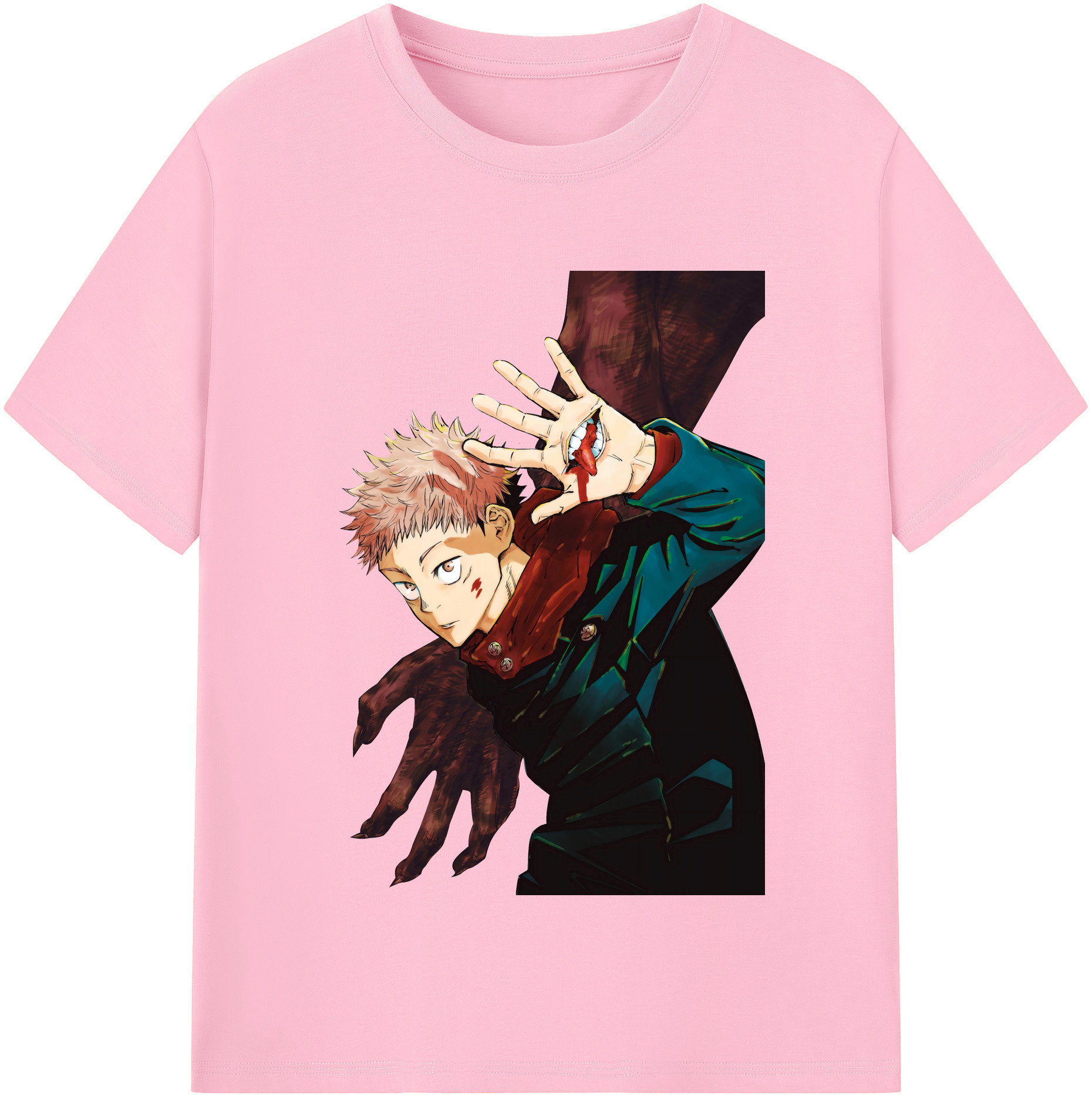 （画像用） 呪術廻戦 Jujutsu Kaisen 綿100％半袖Tシャツ（フロントプリント）