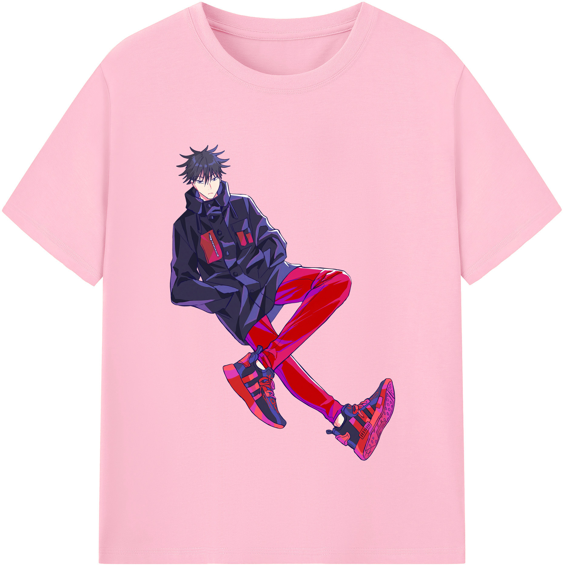 （画像用） 呪術廻戦 Jujutsu Kaisen 綿100％半袖Tシャツ（フロントプリント）