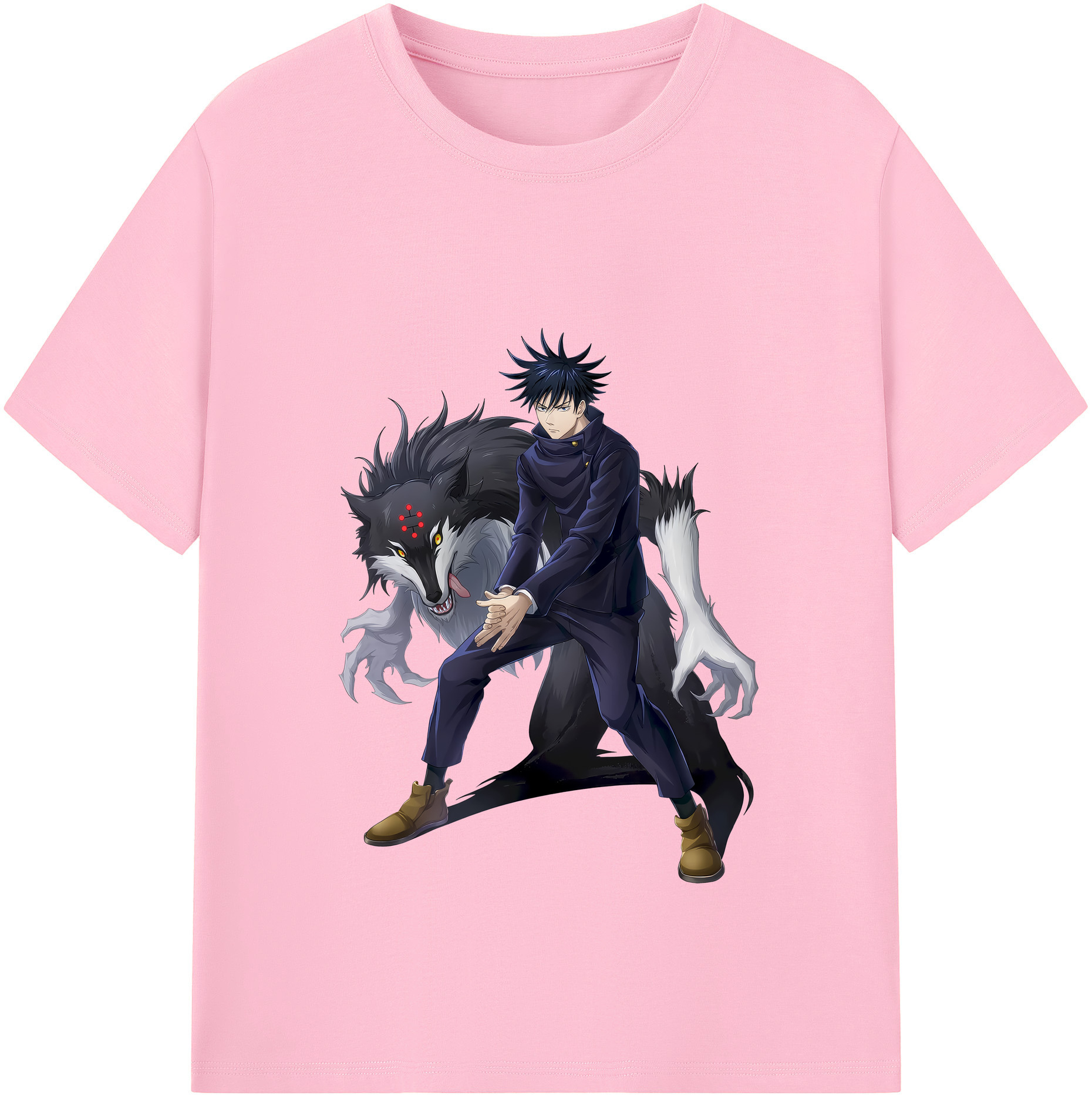 （画像用） 呪術廻戦 Jujutsu Kaisen 綿100％半袖Tシャツ（フロントプリント）