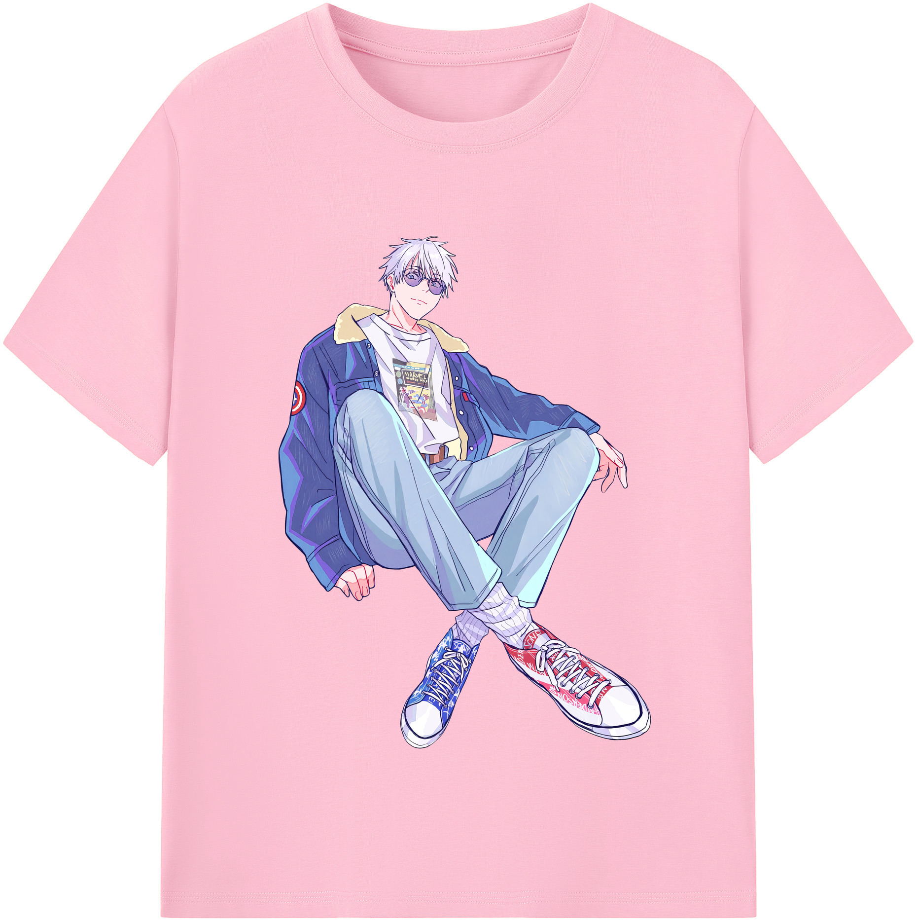 （画像用） 呪術廻戦 Jujutsu Kaisen 綿100％半袖Tシャツ（フロントプリント）