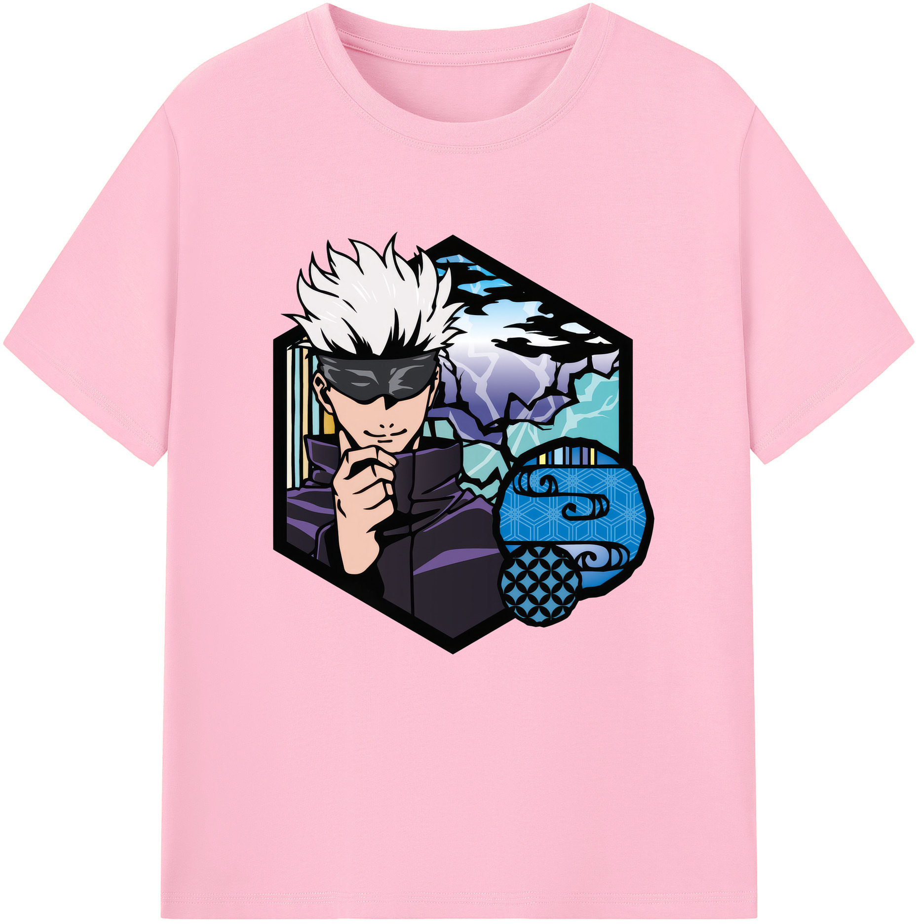 （画像用） 呪術廻戦 Jujutsu Kaisen 綿100％半袖Tシャツ（フロントプリント）