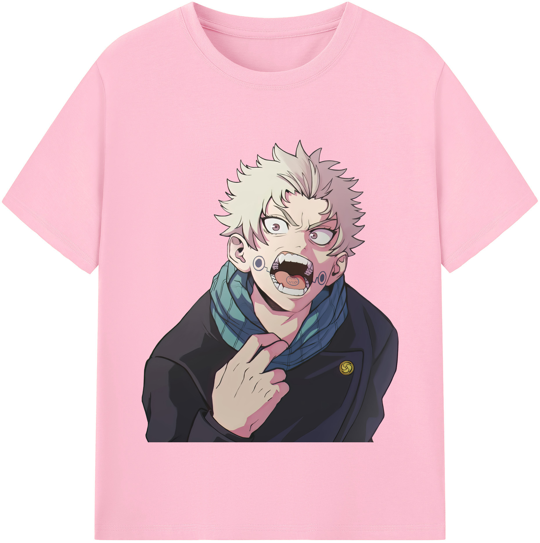 （画像用） 呪術廻戦 Jujutsu Kaisen 綿100％半袖Tシャツ（フロントプリント）