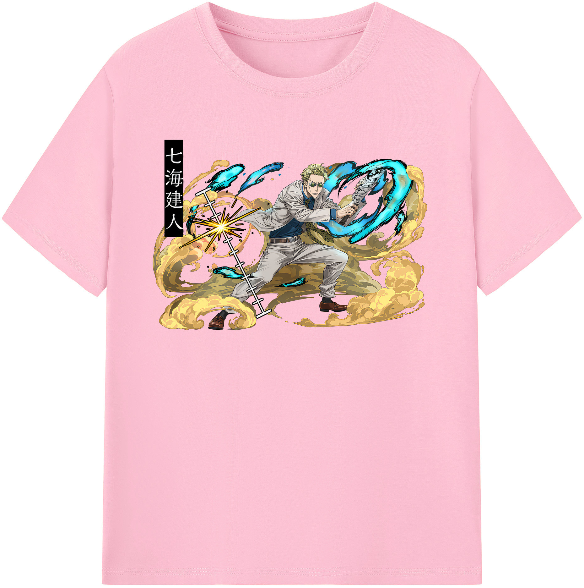 （画像用） 呪術廻戦 Jujutsu Kaisen 綿100％半袖Tシャツ（フロントプリント）