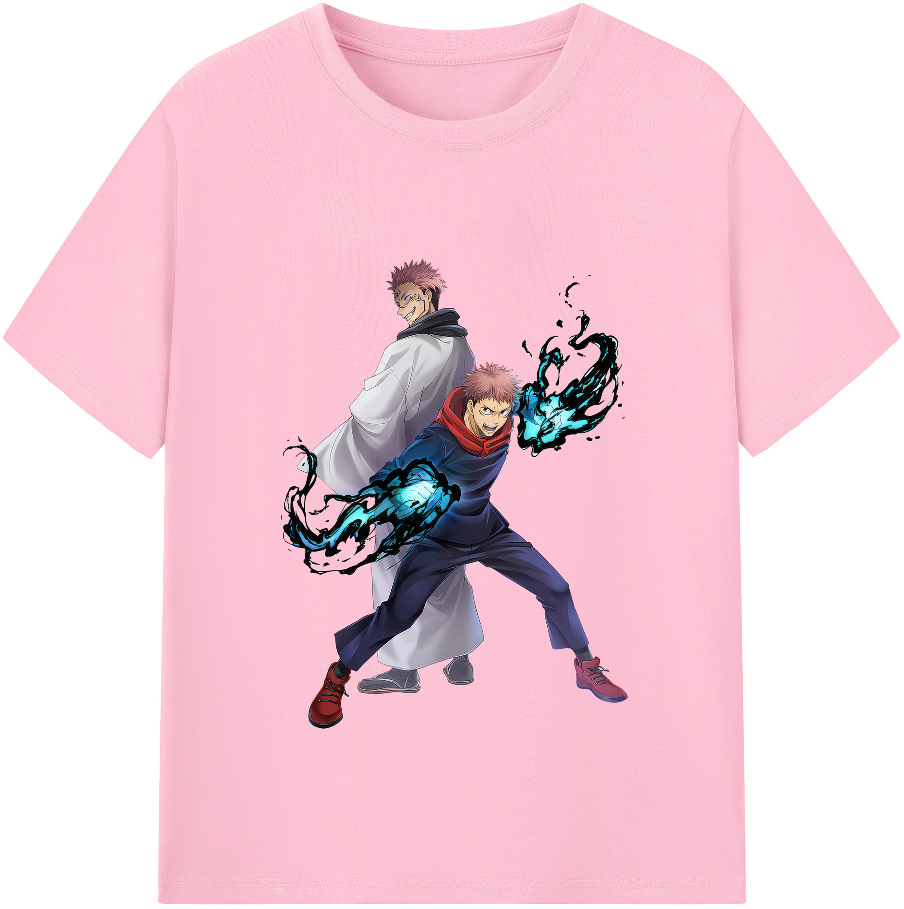 （画像用） 呪術廻戦 Jujutsu Kaisen 綿100％半袖Tシャツ（フロントプリント）