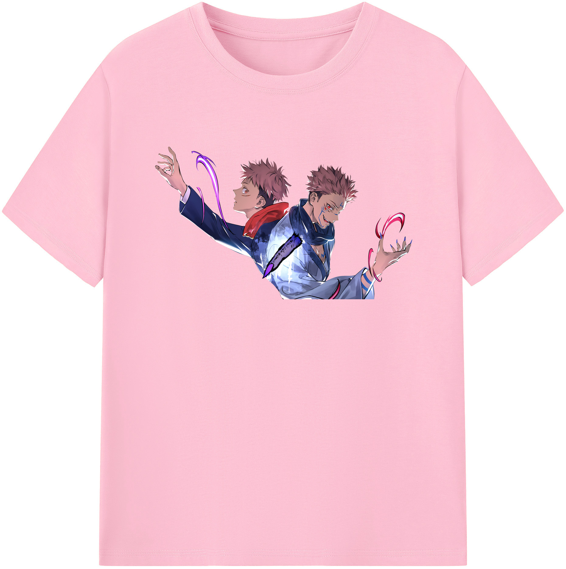 （画像用） 呪術廻戦 Jujutsu Kaisen 綿100％半袖Tシャツ（フロントプリント）