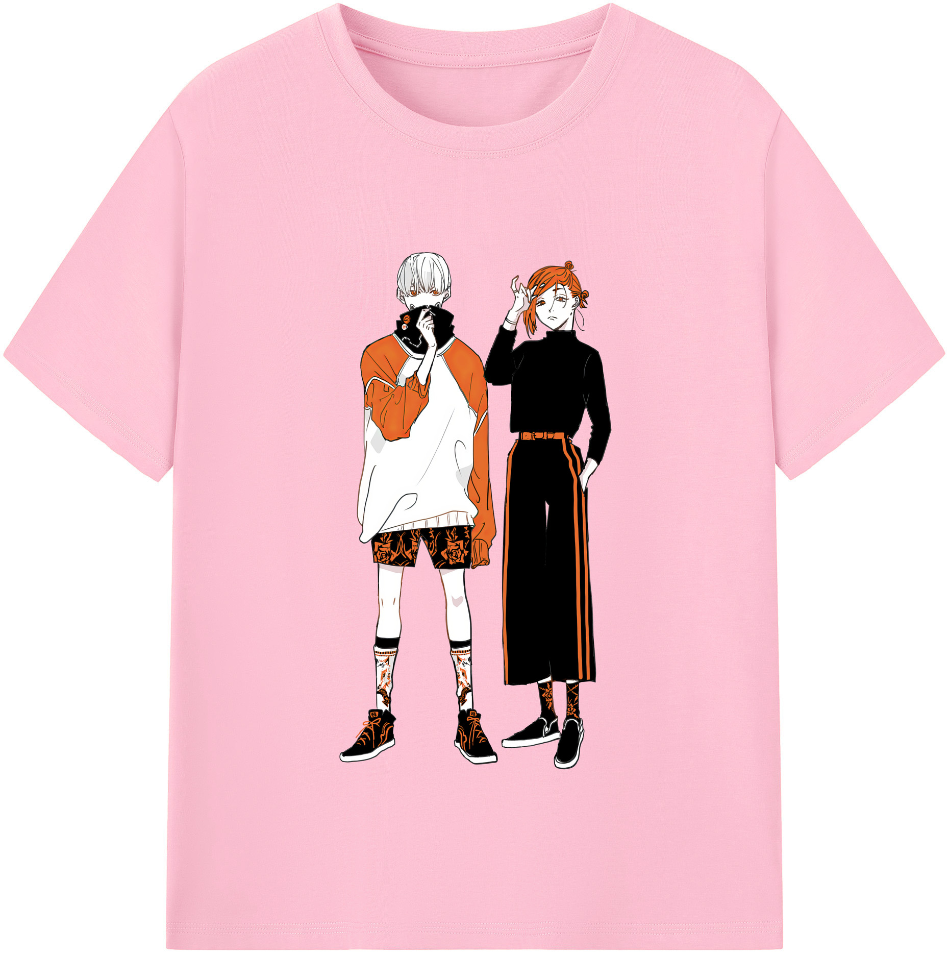 （画像用） 呪術廻戦 Jujutsu Kaisen 綿100％半袖Tシャツ（フロントプリント）