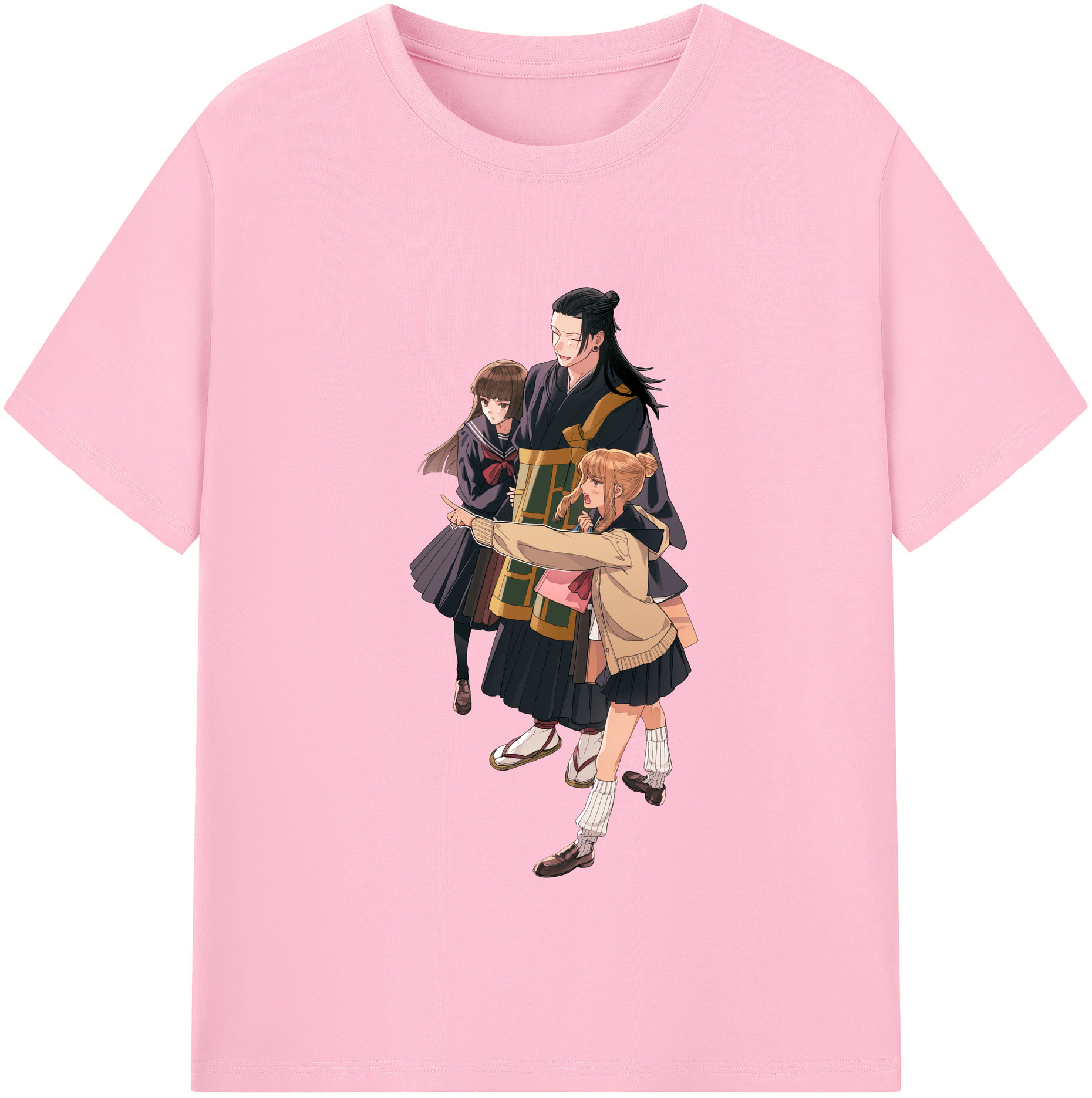 （画像用） 呪術廻戦 Jujutsu Kaisen 綿100％半袖Tシャツ（フロントプリント）