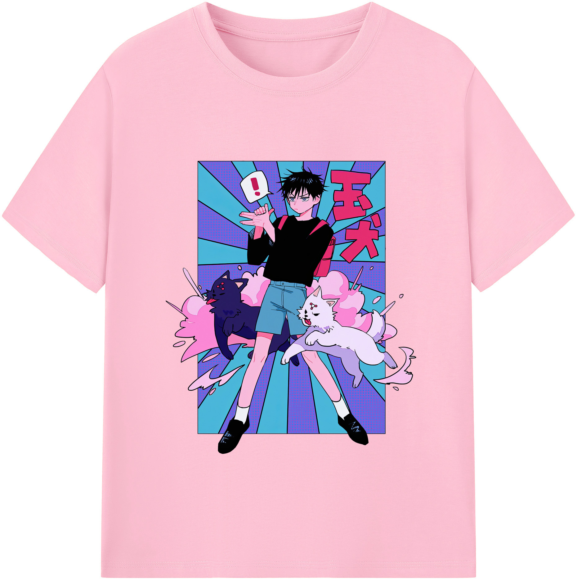 （画像用） 呪術廻戦 Jujutsu Kaisen 綿100％半袖Tシャツ（フロントプリント）
