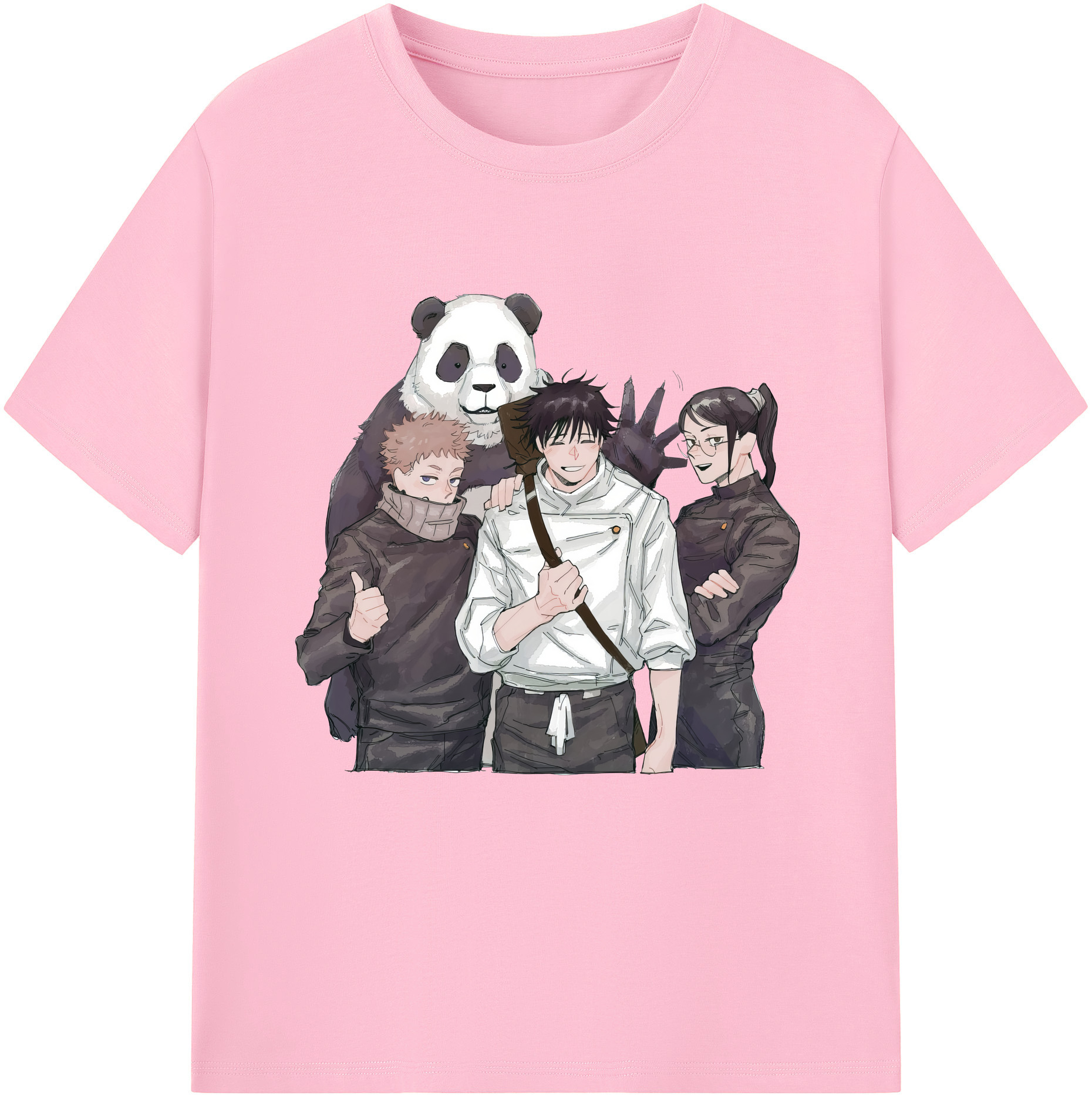 （画像用） 呪術廻戦 Jujutsu Kaisen 綿100％半袖Tシャツ（フロントプリント）