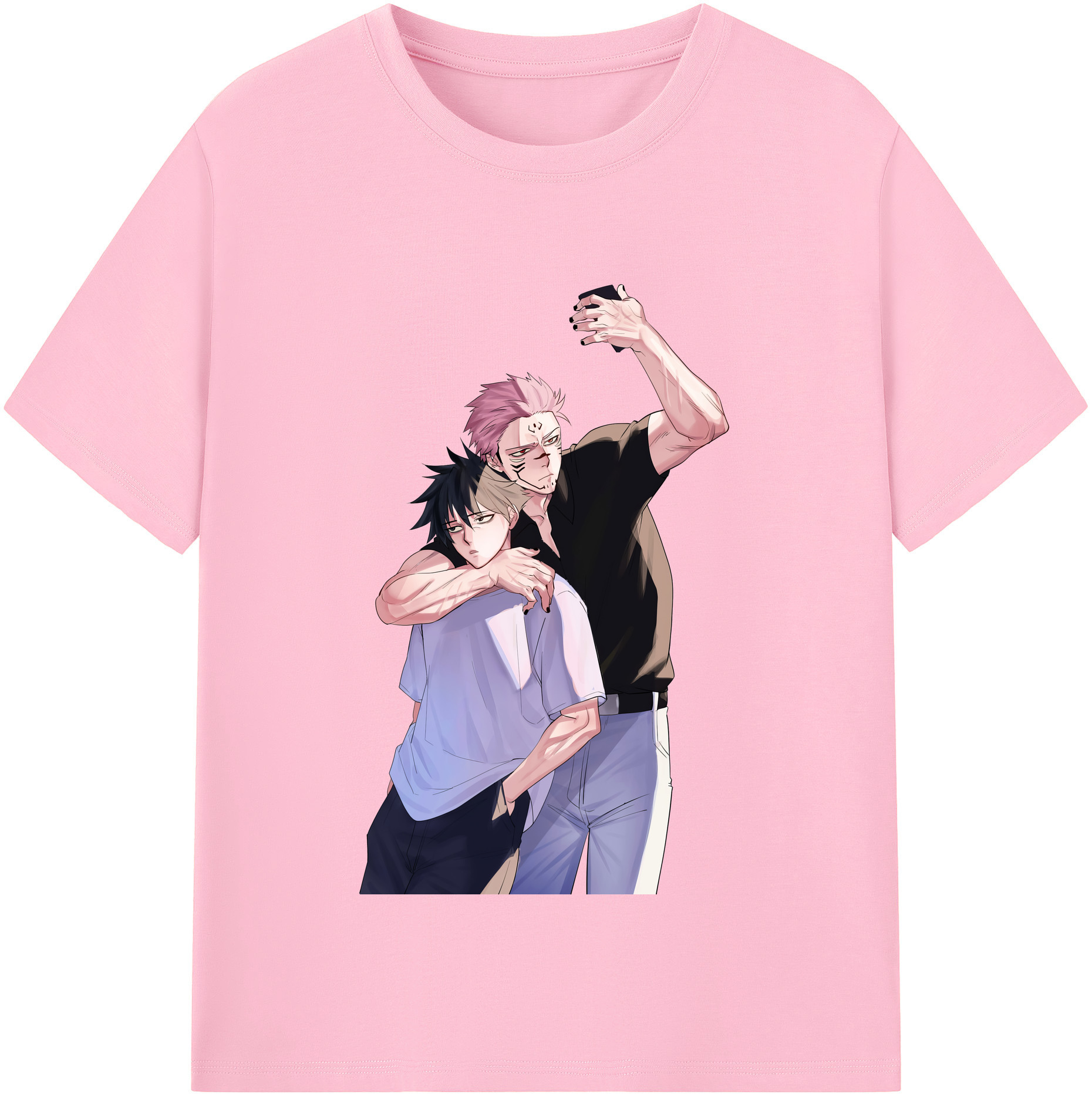 （画像用） 呪術廻戦 Jujutsu Kaisen 綿100％半袖Tシャツ（フロントプリント）