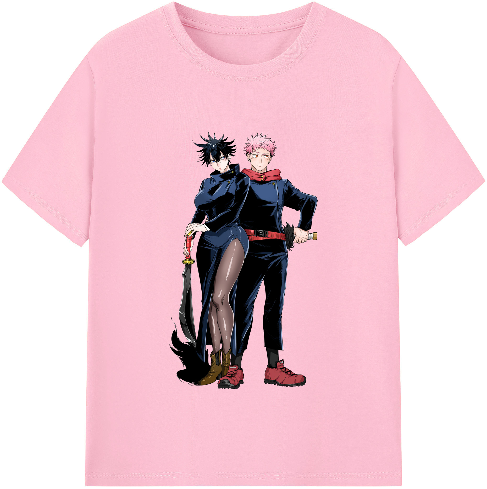 （画像用） 呪術廻戦 Jujutsu Kaisen 綿100％半袖Tシャツ（フロントプリント）