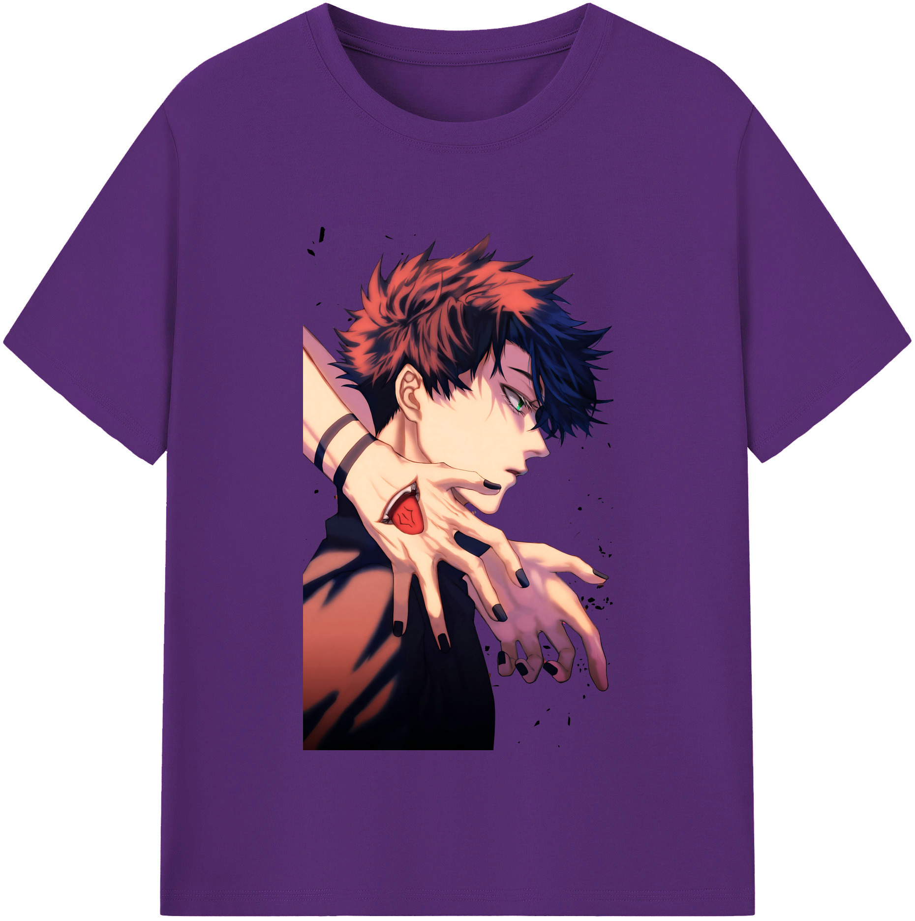 （画像用） 呪術廻戦 Jujutsu Kaisen 綿100％半袖Tシャツ（フロントプリント）