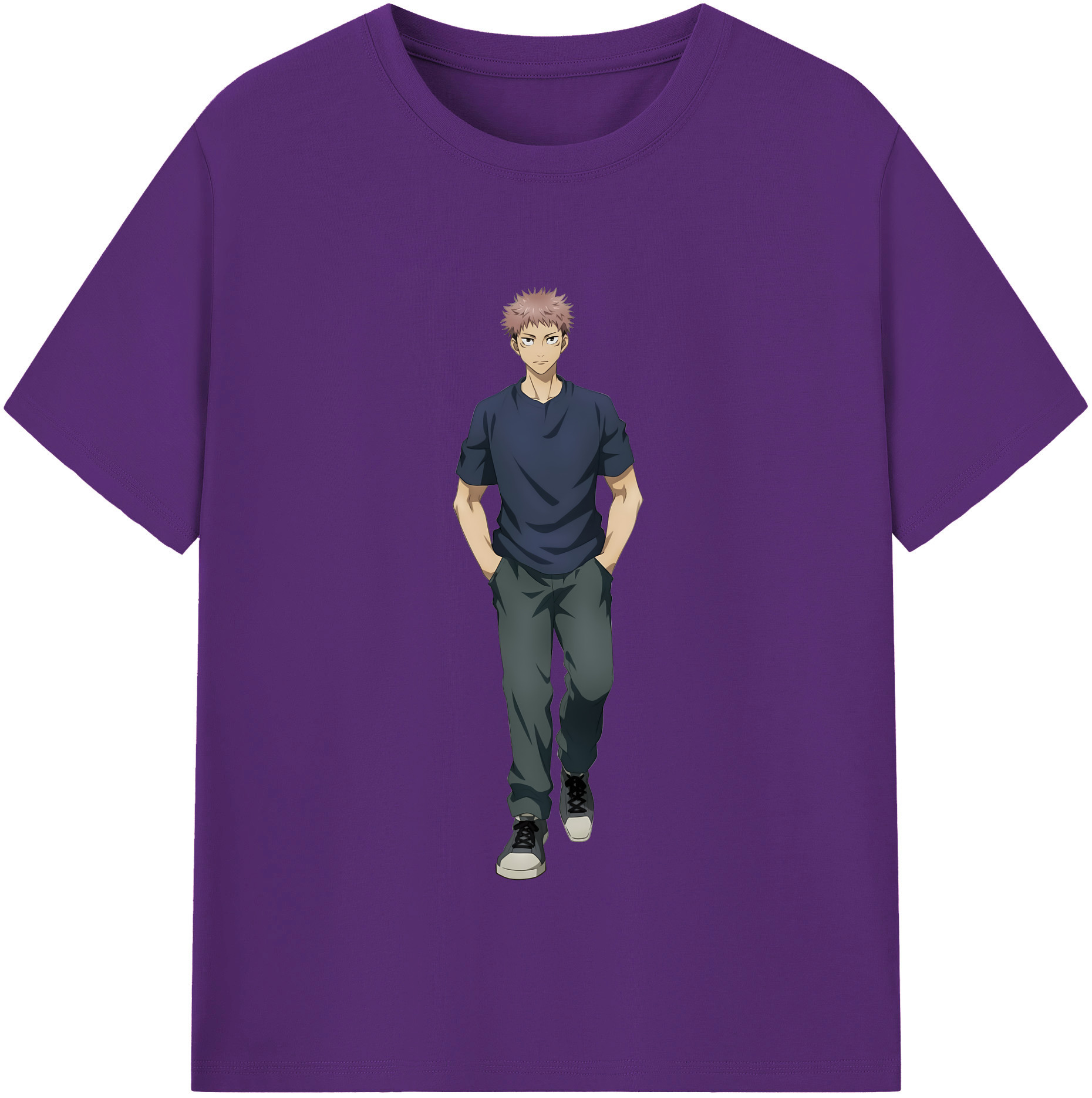 （画像用） 呪術廻戦 Jujutsu Kaisen 綿100％半袖Tシャツ（フロントプリント）