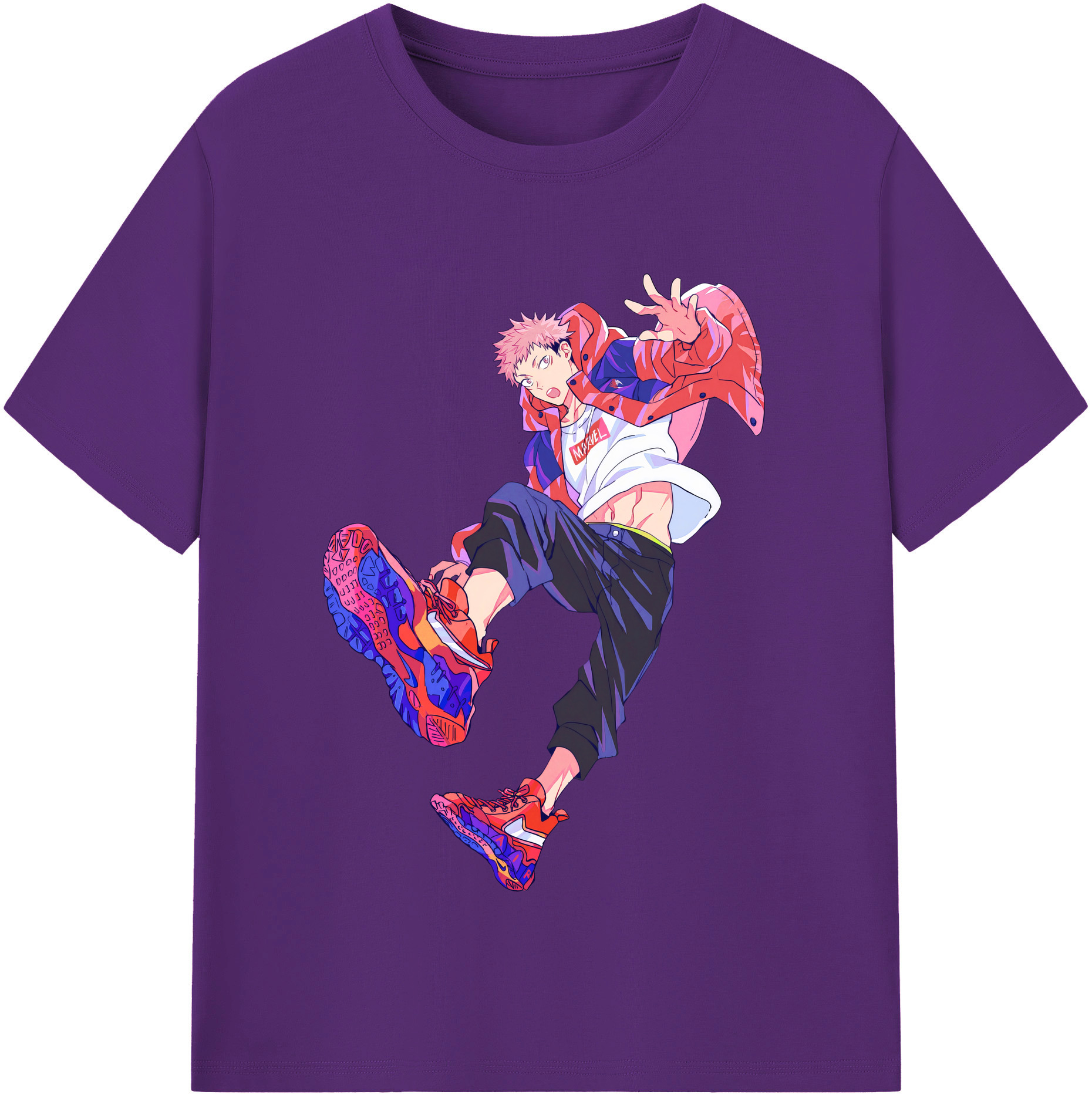 （画像用） 呪術廻戦 Jujutsu Kaisen 綿100％半袖Tシャツ（フロントプリント）