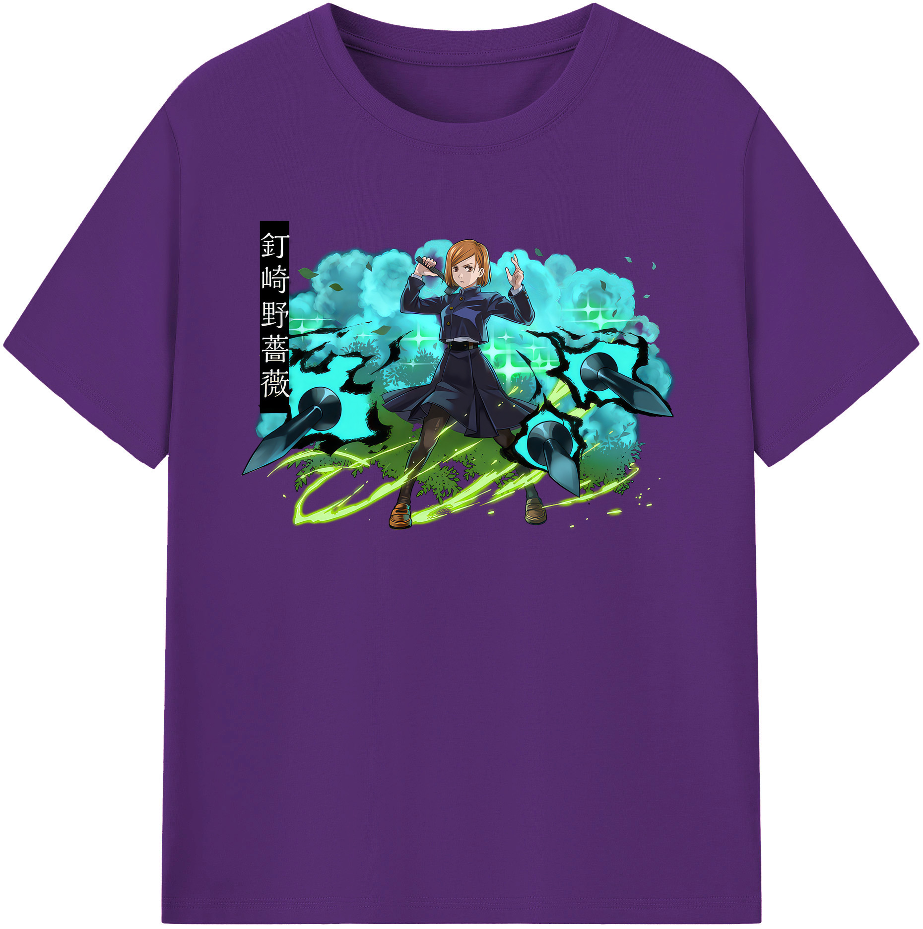 （画像用） 呪術廻戦 Jujutsu Kaisen 綿100％半袖Tシャツ（フロントプリント）