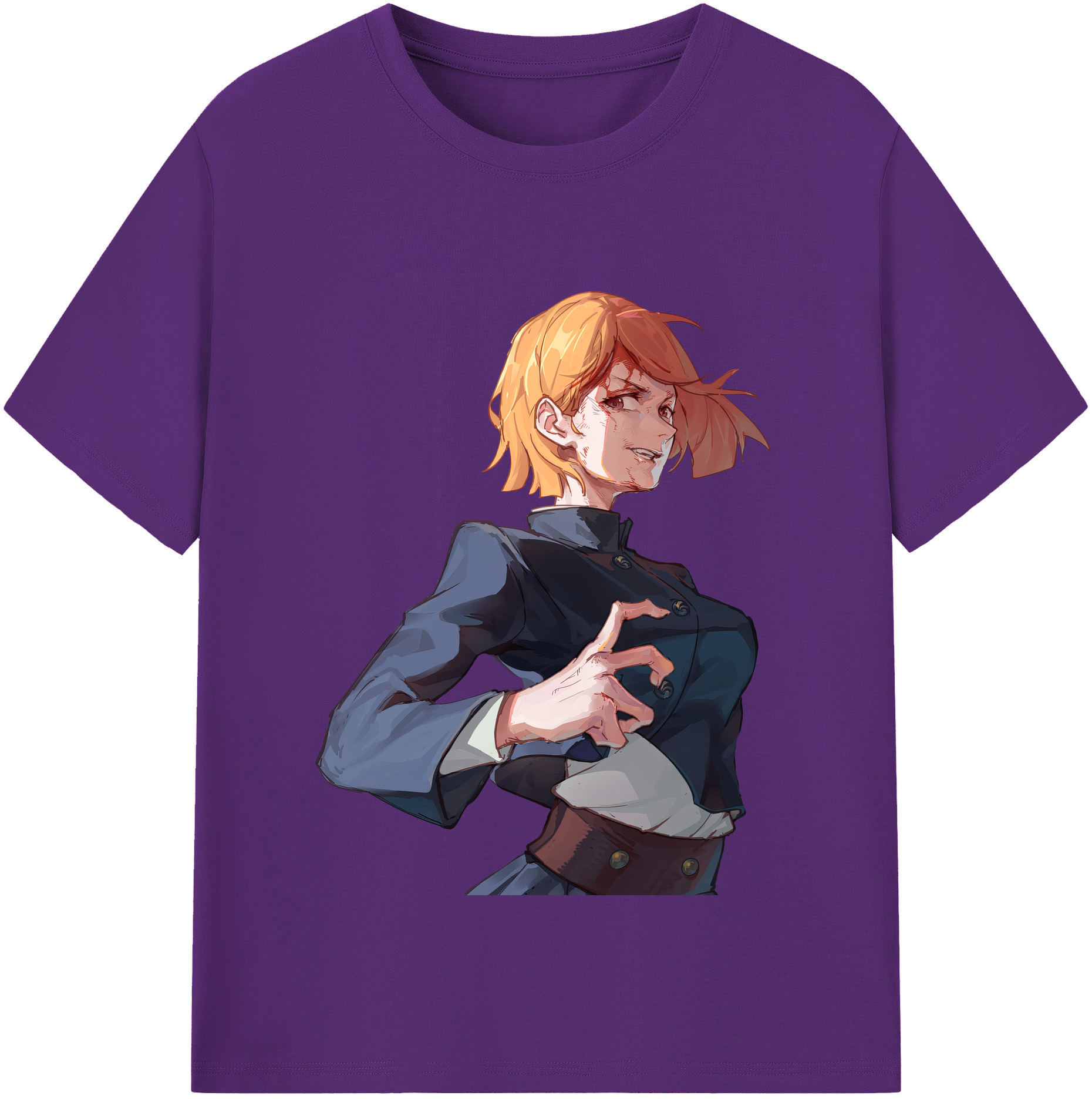 （画像用） 呪術廻戦 Jujutsu Kaisen 綿100％半袖Tシャツ（フロントプリント）