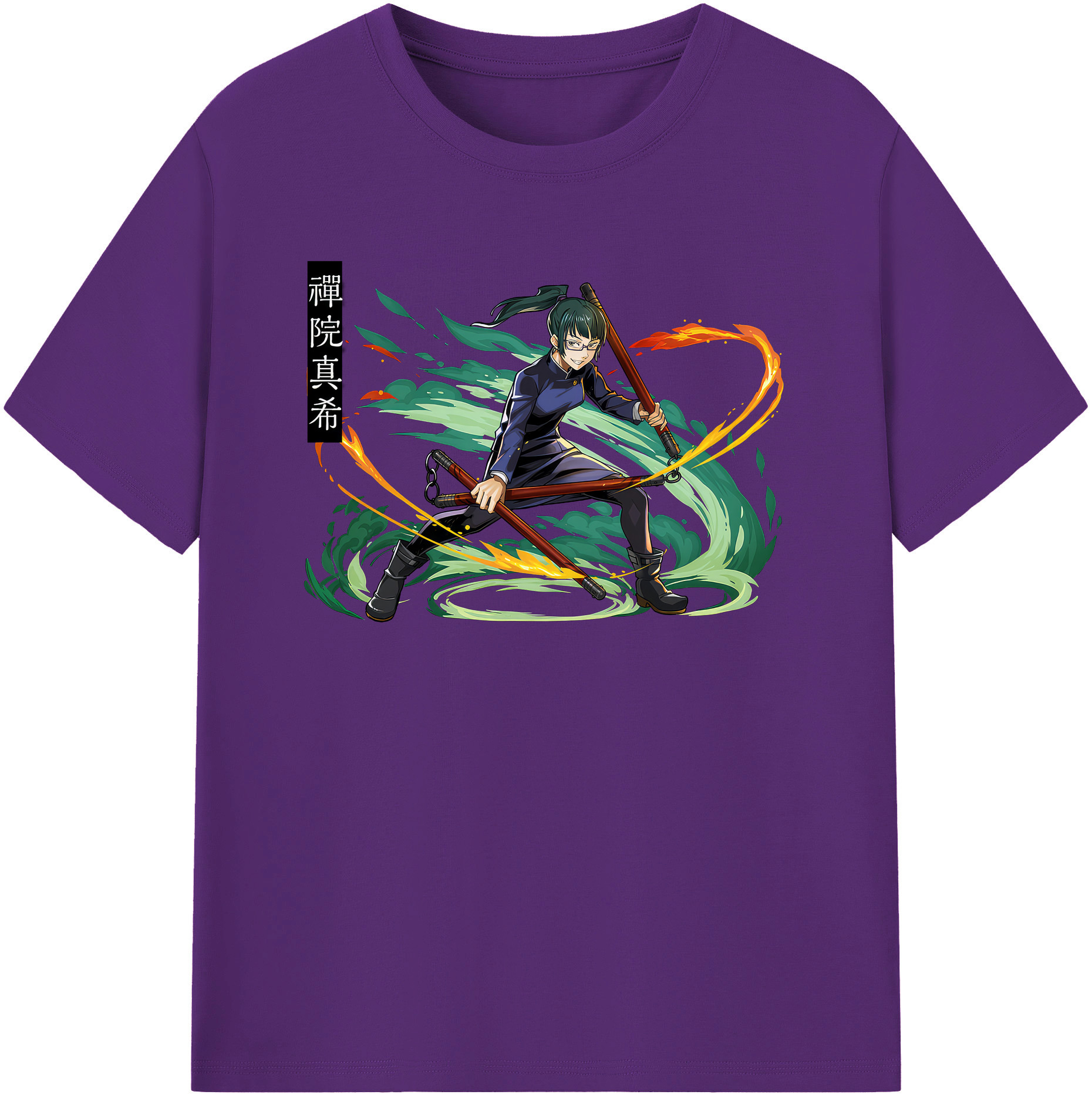 （画像用） 呪術廻戦 Jujutsu Kaisen 綿100％半袖Tシャツ（フロントプリント）