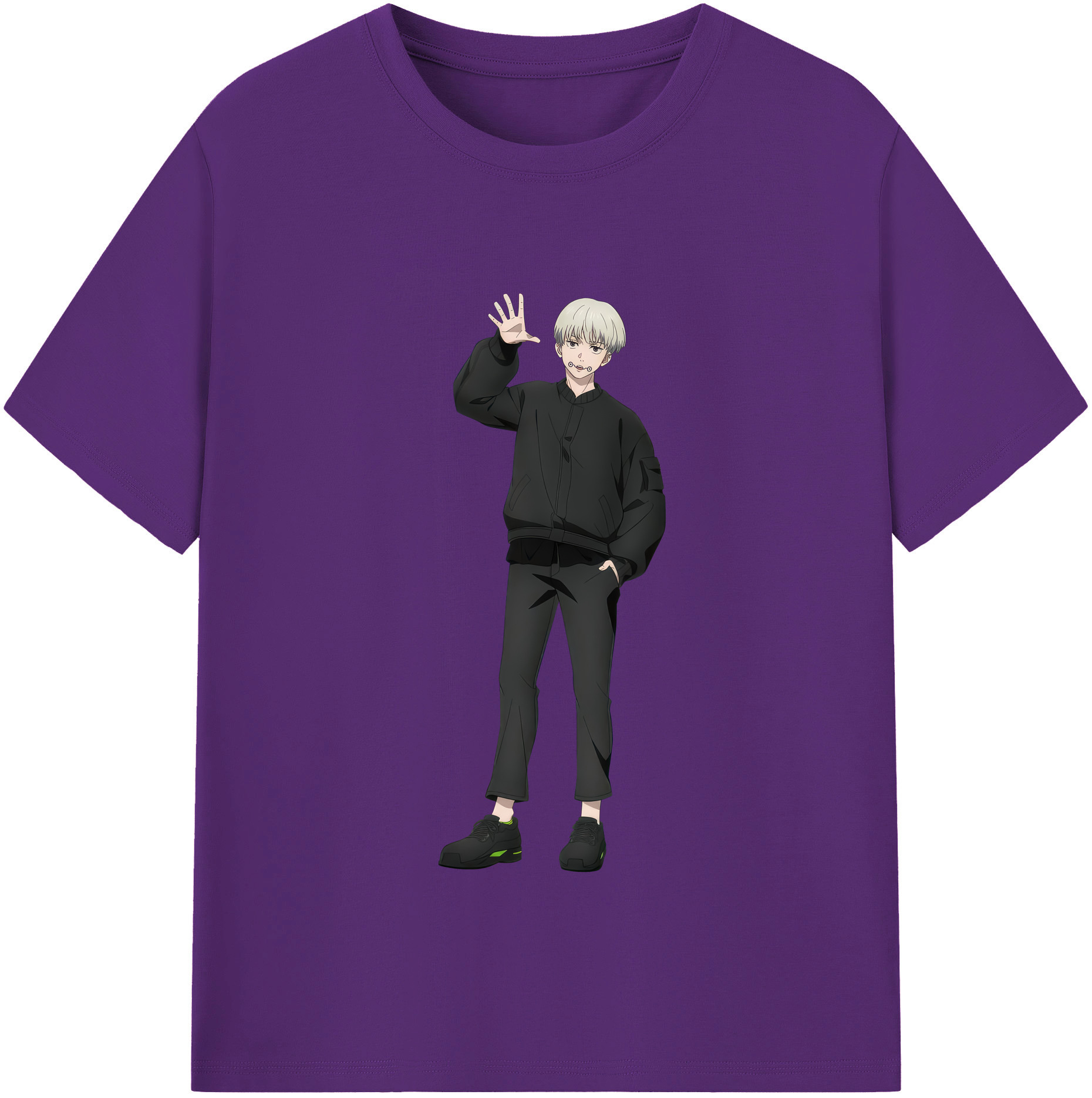 （画像用） 呪術廻戦 Jujutsu Kaisen 綿100％半袖Tシャツ（フロントプリント）