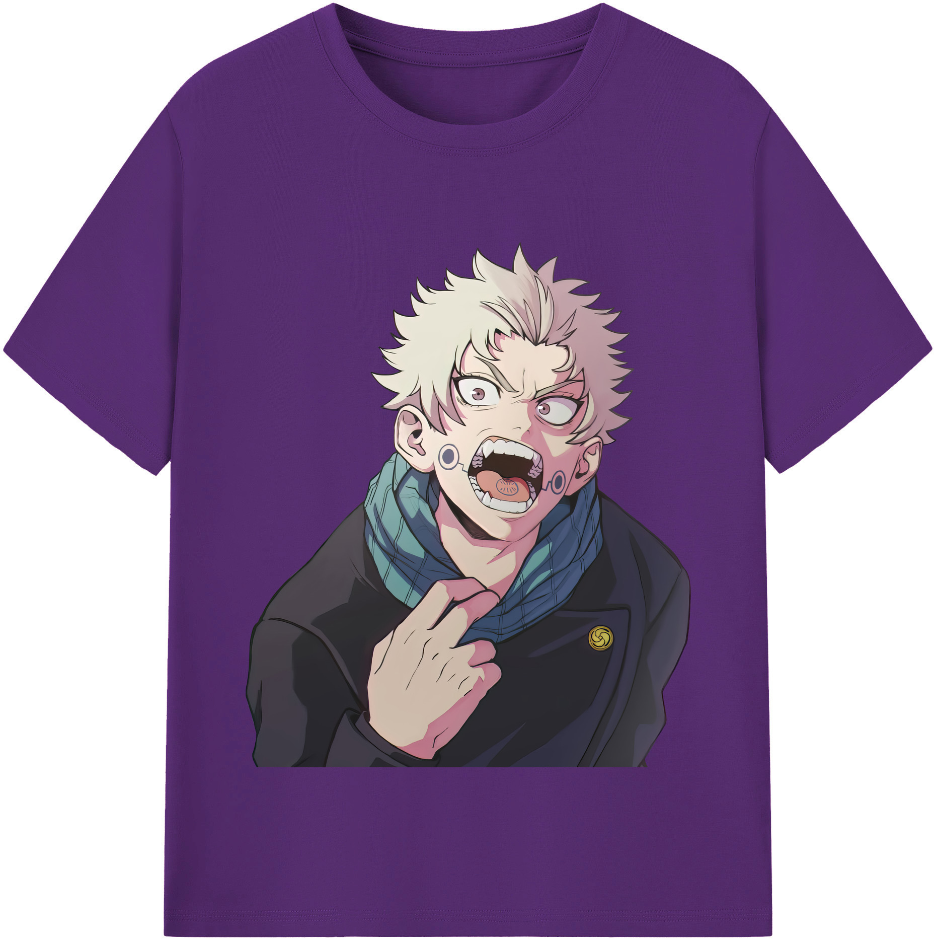 （画像用） 呪術廻戦 Jujutsu Kaisen 綿100％半袖Tシャツ（フロントプリント）