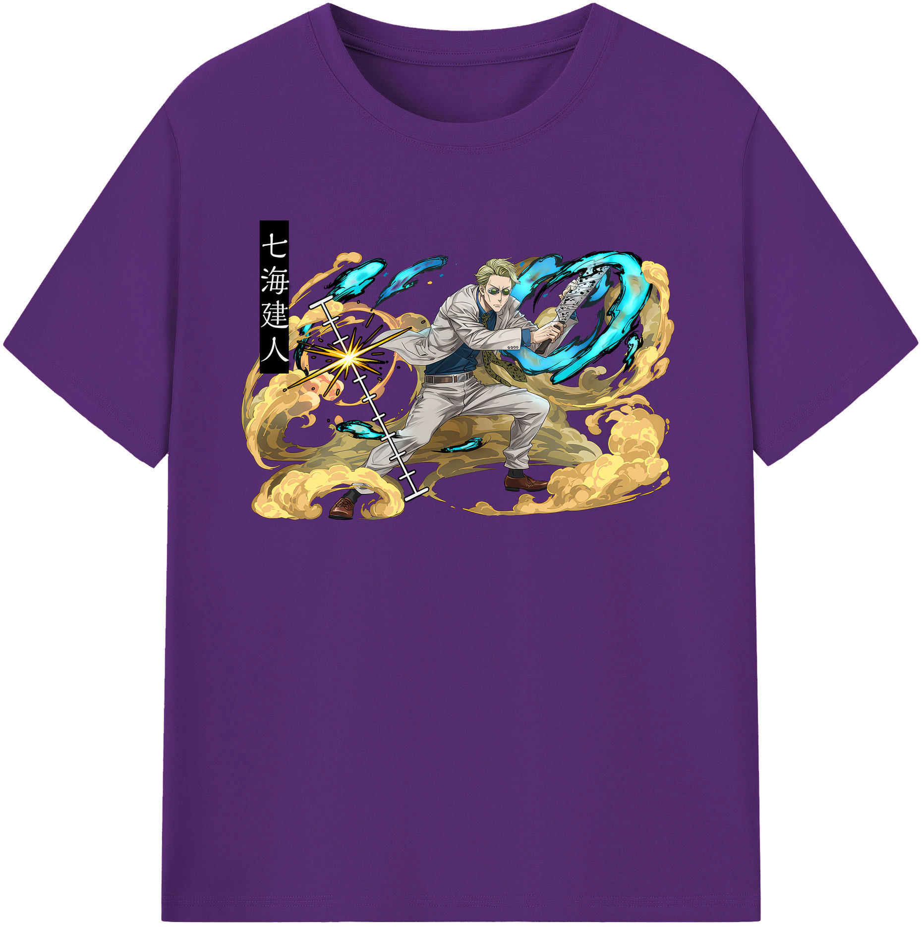 （画像用） 呪術廻戦 Jujutsu Kaisen 綿100％半袖Tシャツ（フロントプリント）