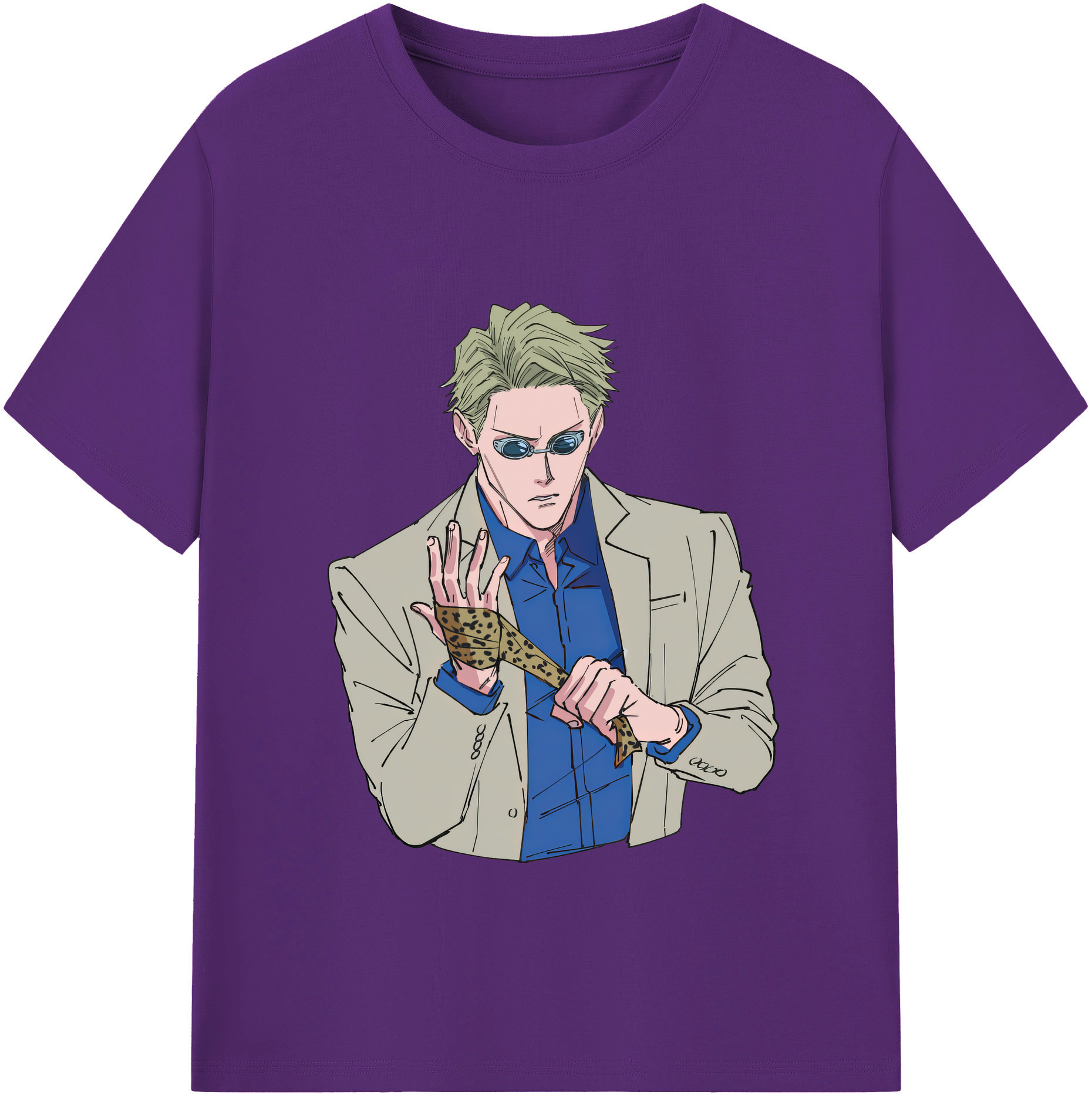 （画像用） 呪術廻戦 Jujutsu Kaisen 綿100％半袖Tシャツ（フロントプリント）