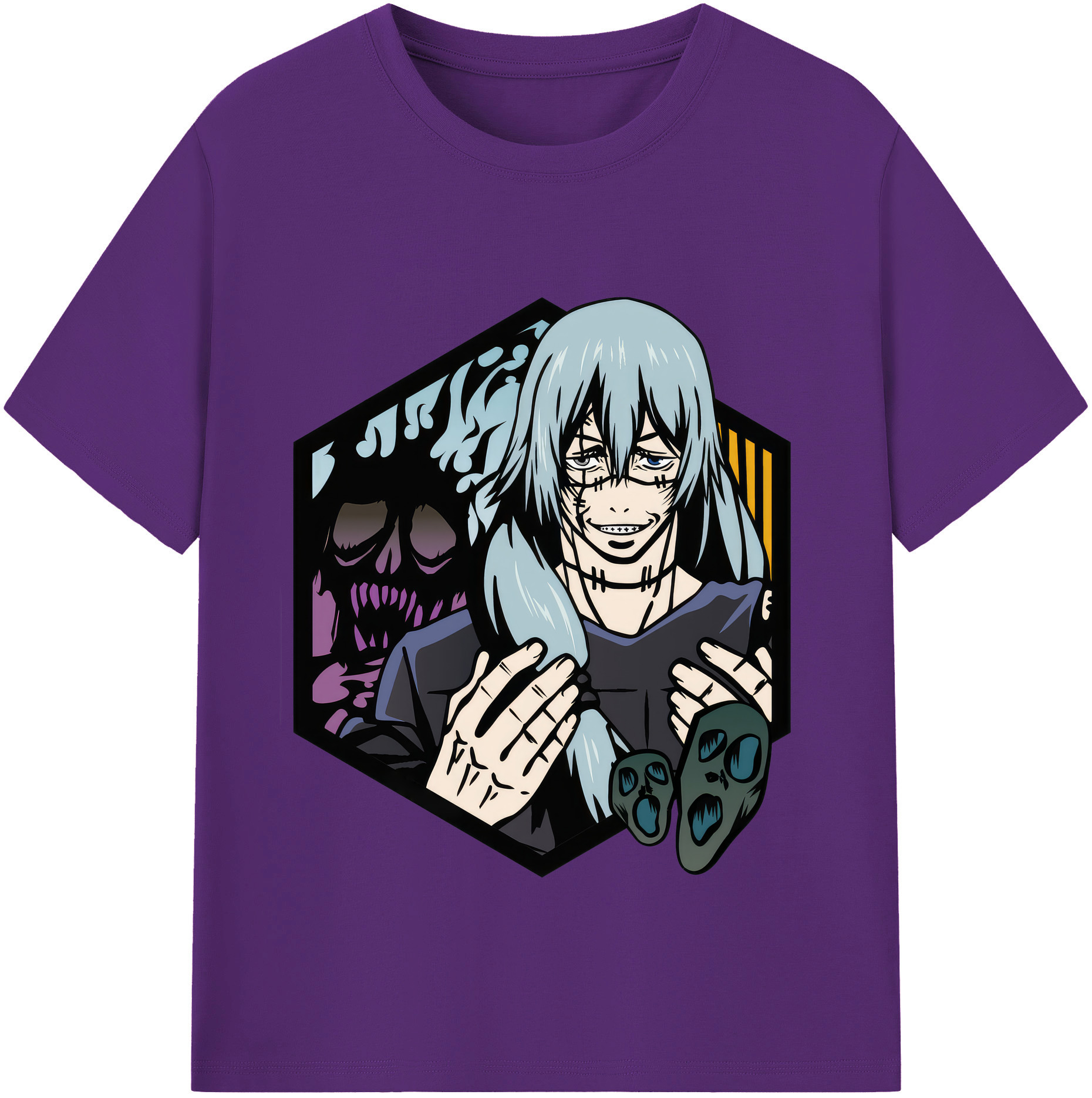 （画像用） 呪術廻戦 Jujutsu Kaisen 綿100％半袖Tシャツ（フロントプリント）