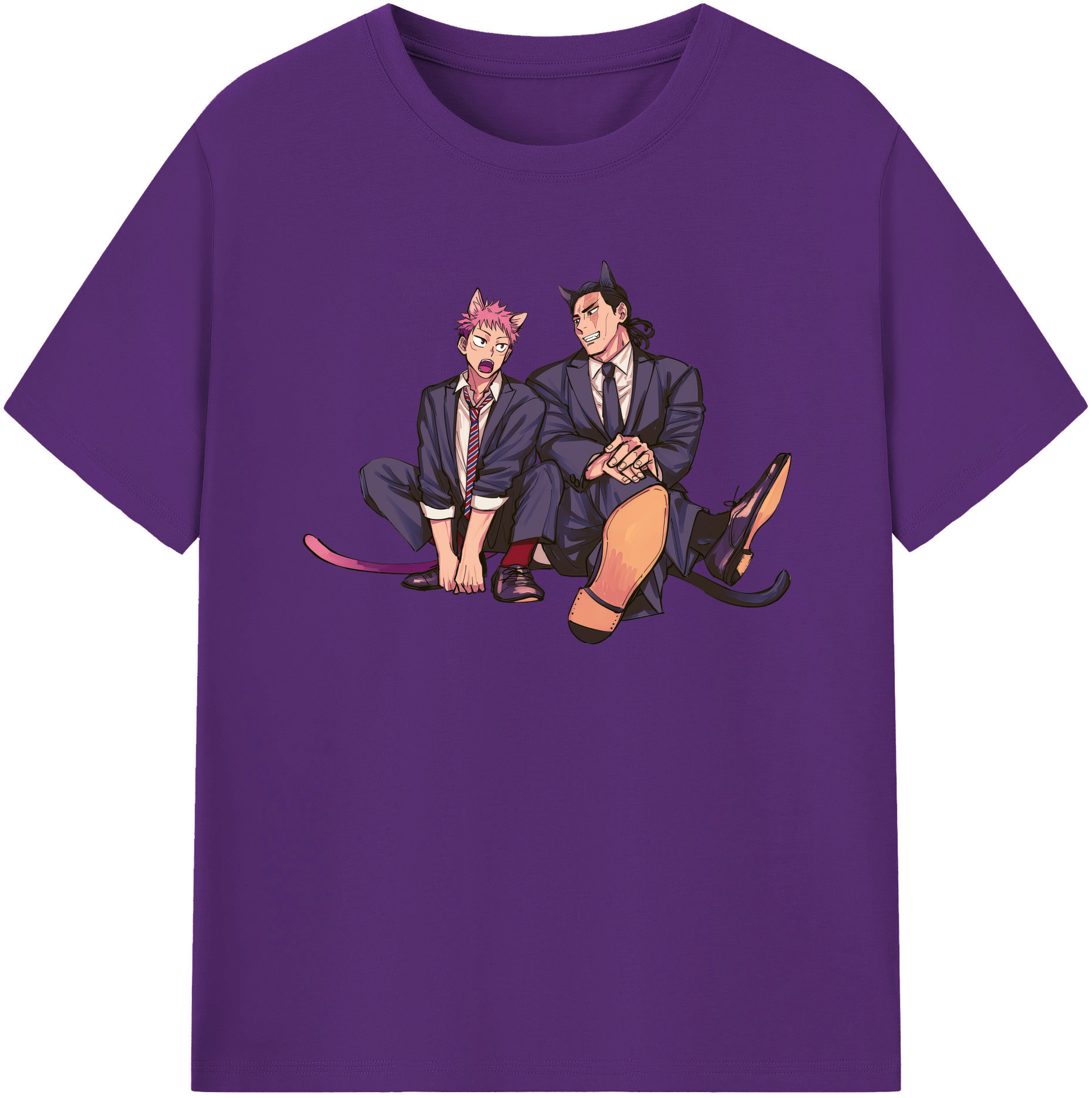 （画像用） 呪術廻戦 Jujutsu Kaisen 綿100％半袖Tシャツ（フロントプリント）