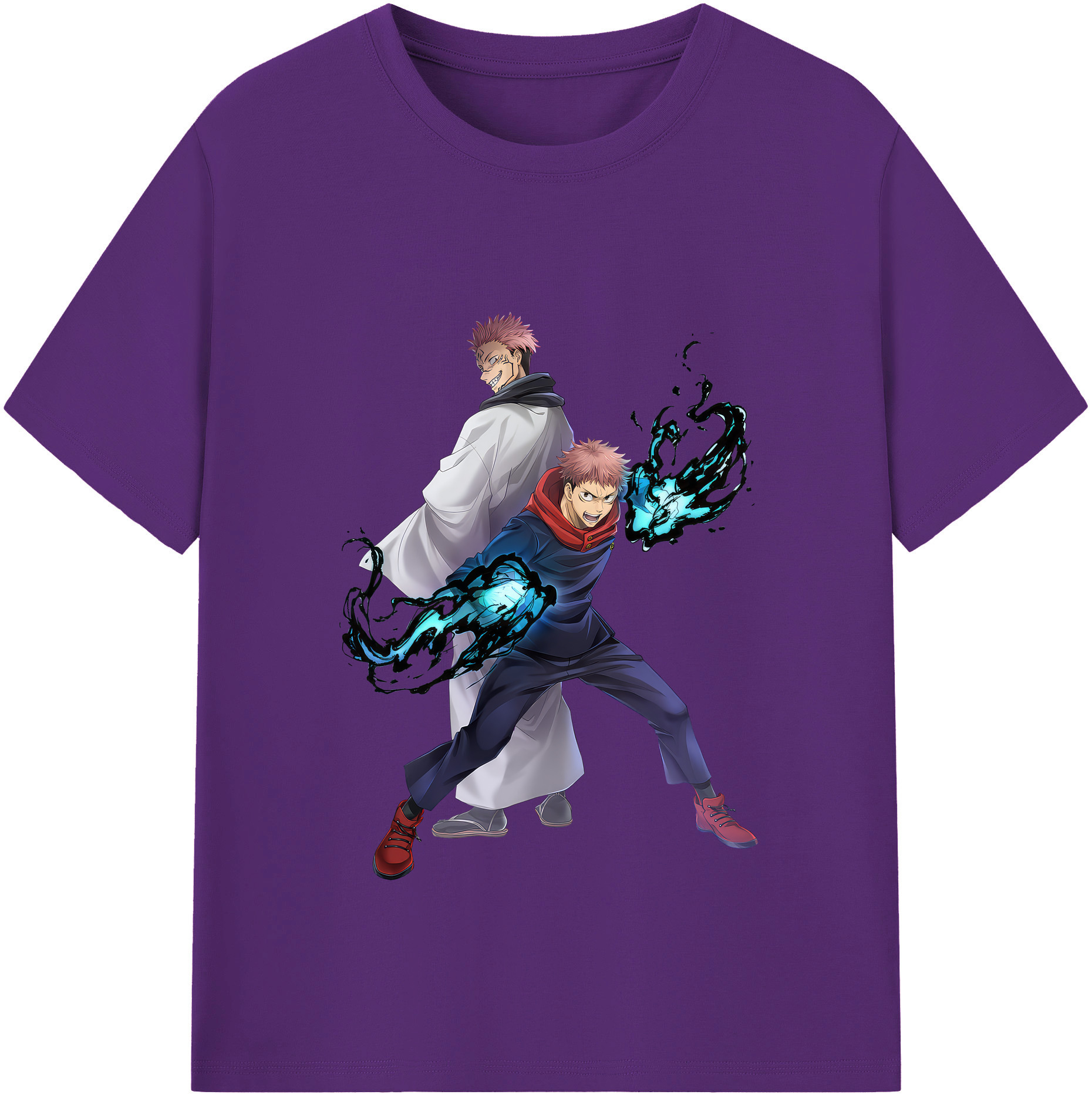 （画像用） 呪術廻戦 Jujutsu Kaisen 綿100％半袖Tシャツ（フロントプリント）
