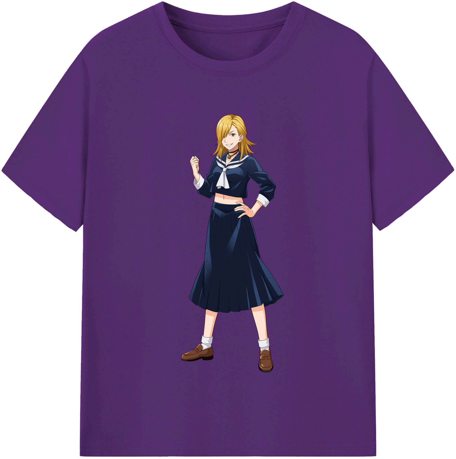 （画像用） 呪術廻戦 Jujutsu Kaisen 綿100％半袖Tシャツ（フロントプリント）