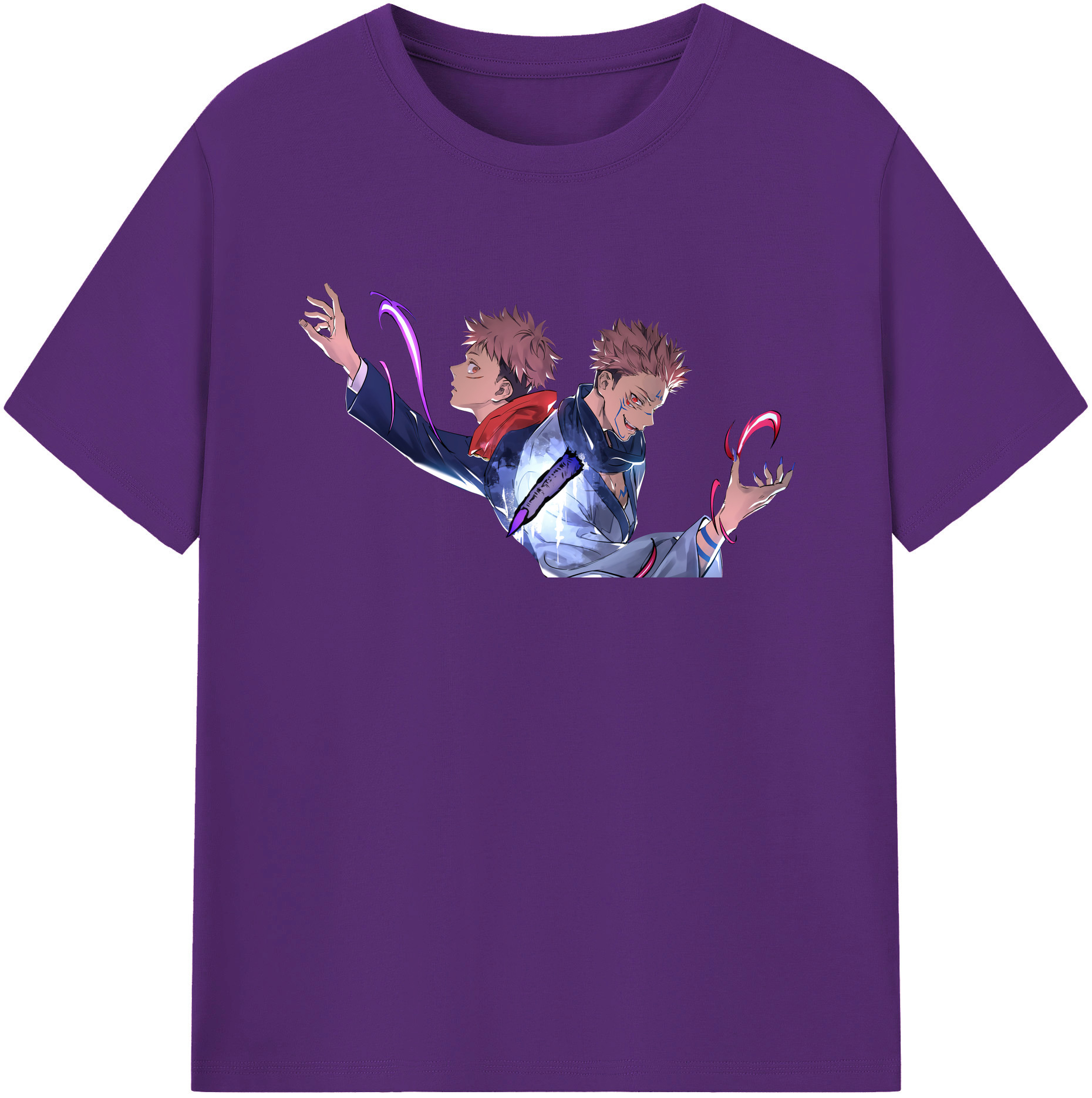 （画像用） 呪術廻戦 Jujutsu Kaisen 綿100％半袖Tシャツ（フロントプリント）