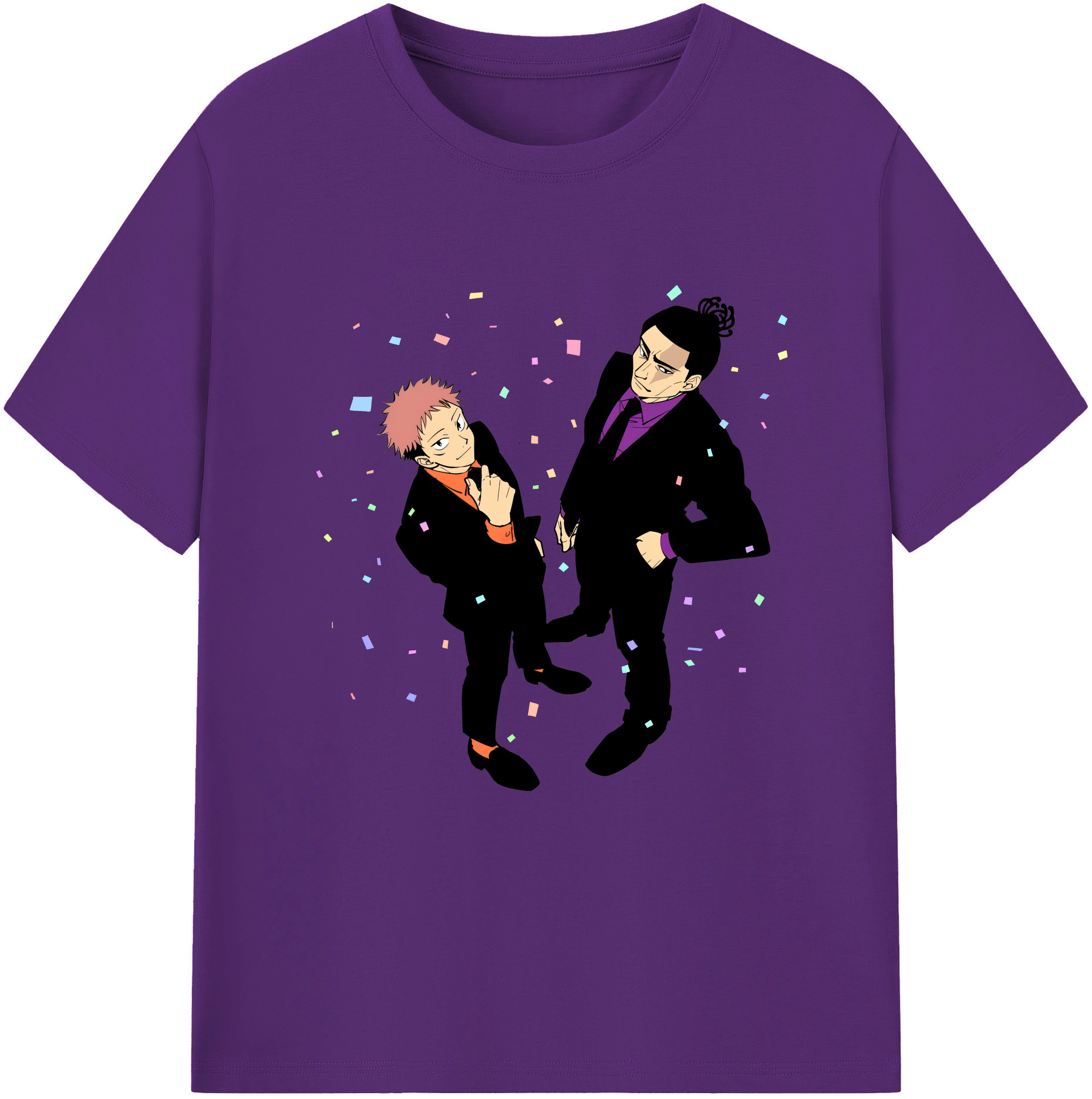 （画像用） 呪術廻戦 Jujutsu Kaisen 綿100％半袖Tシャツ（フロントプリント）