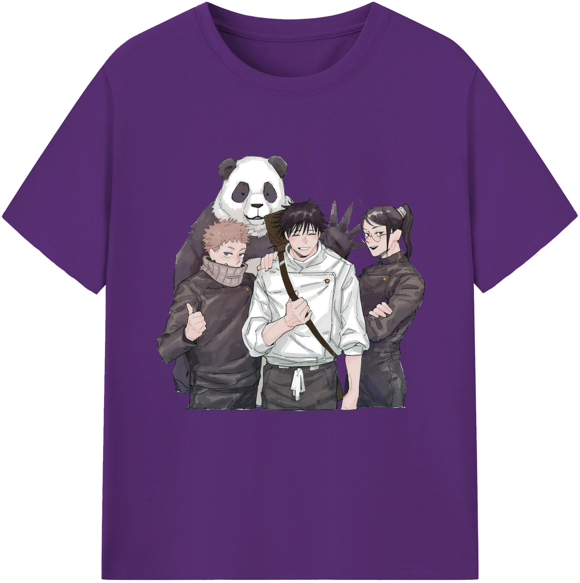 （画像用） 呪術廻戦 Jujutsu Kaisen 綿100％半袖Tシャツ（フロントプリント）