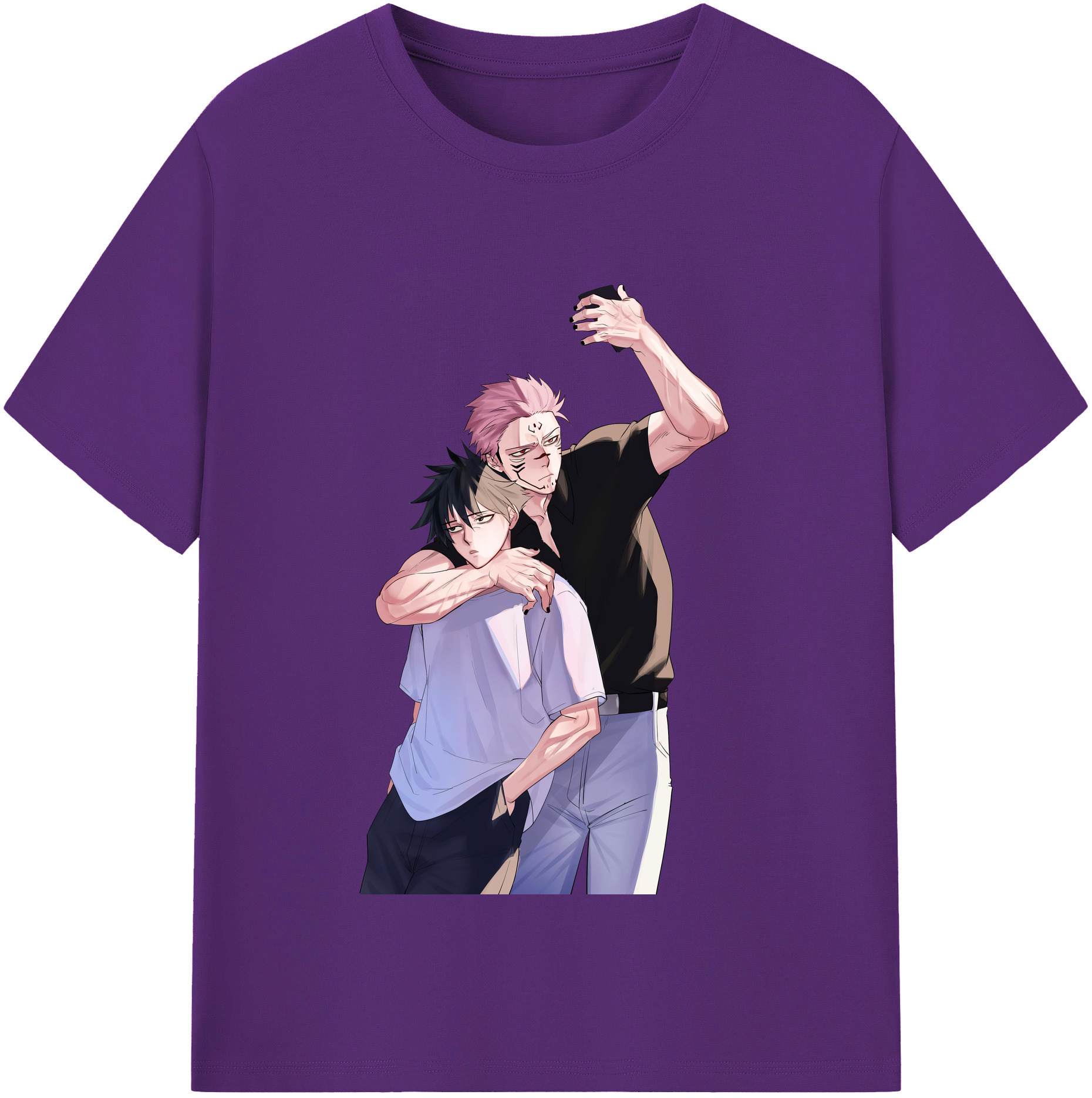 （画像用） 呪術廻戦 Jujutsu Kaisen 綿100％半袖Tシャツ（フロントプリント）