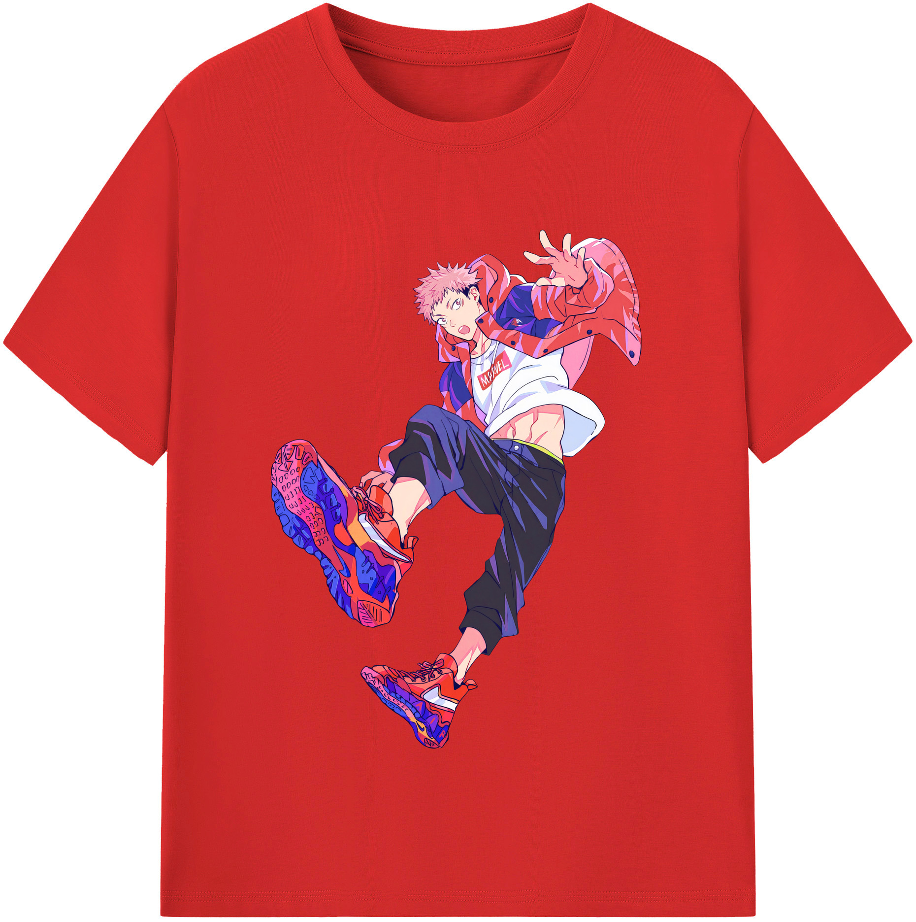 （画像用） 呪術廻戦 Jujutsu Kaisen 綿100％半袖Tシャツ（フロントプリント）