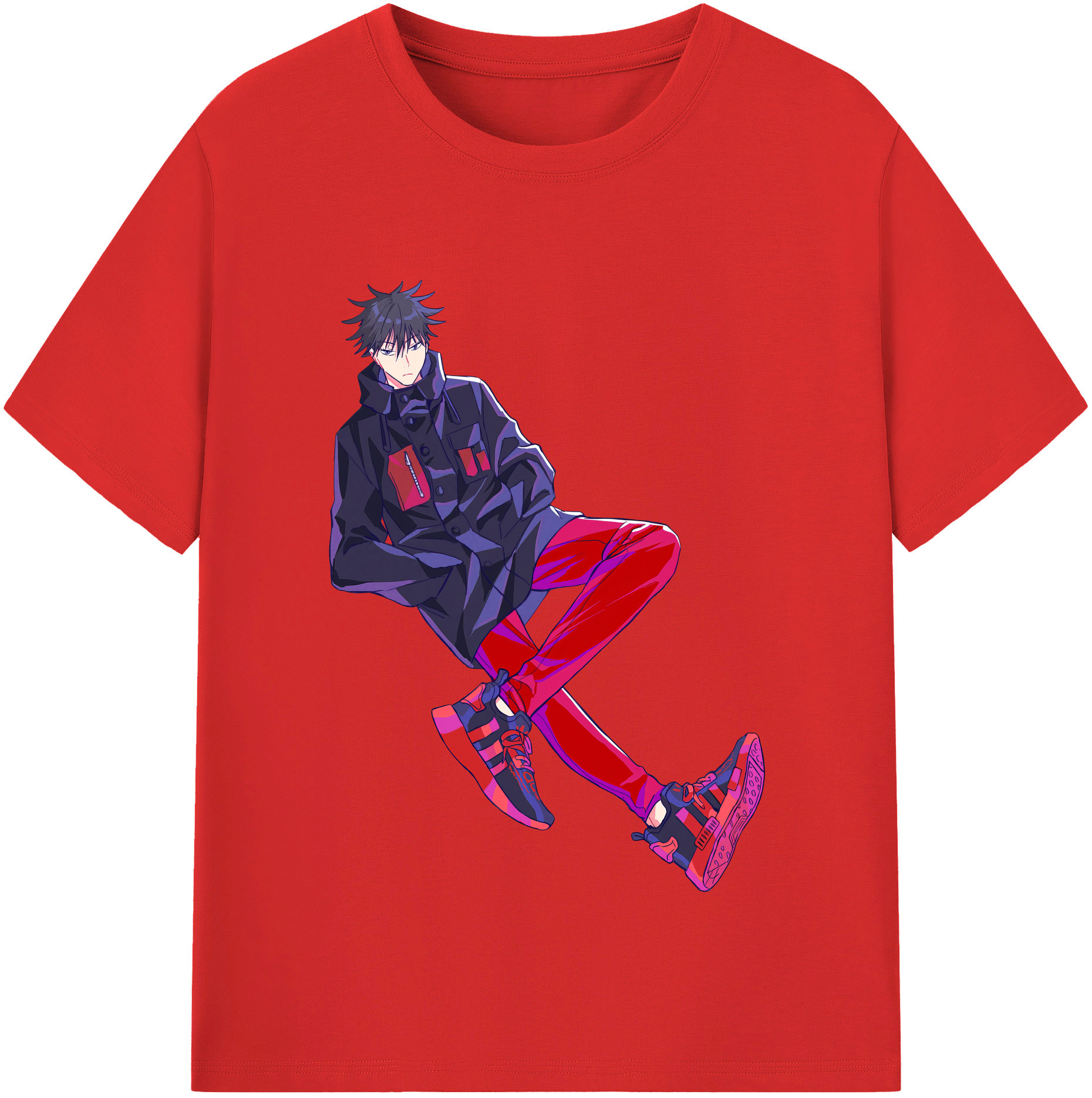 （画像用） 呪術廻戦 Jujutsu Kaisen 綿100％半袖Tシャツ（フロントプリント）