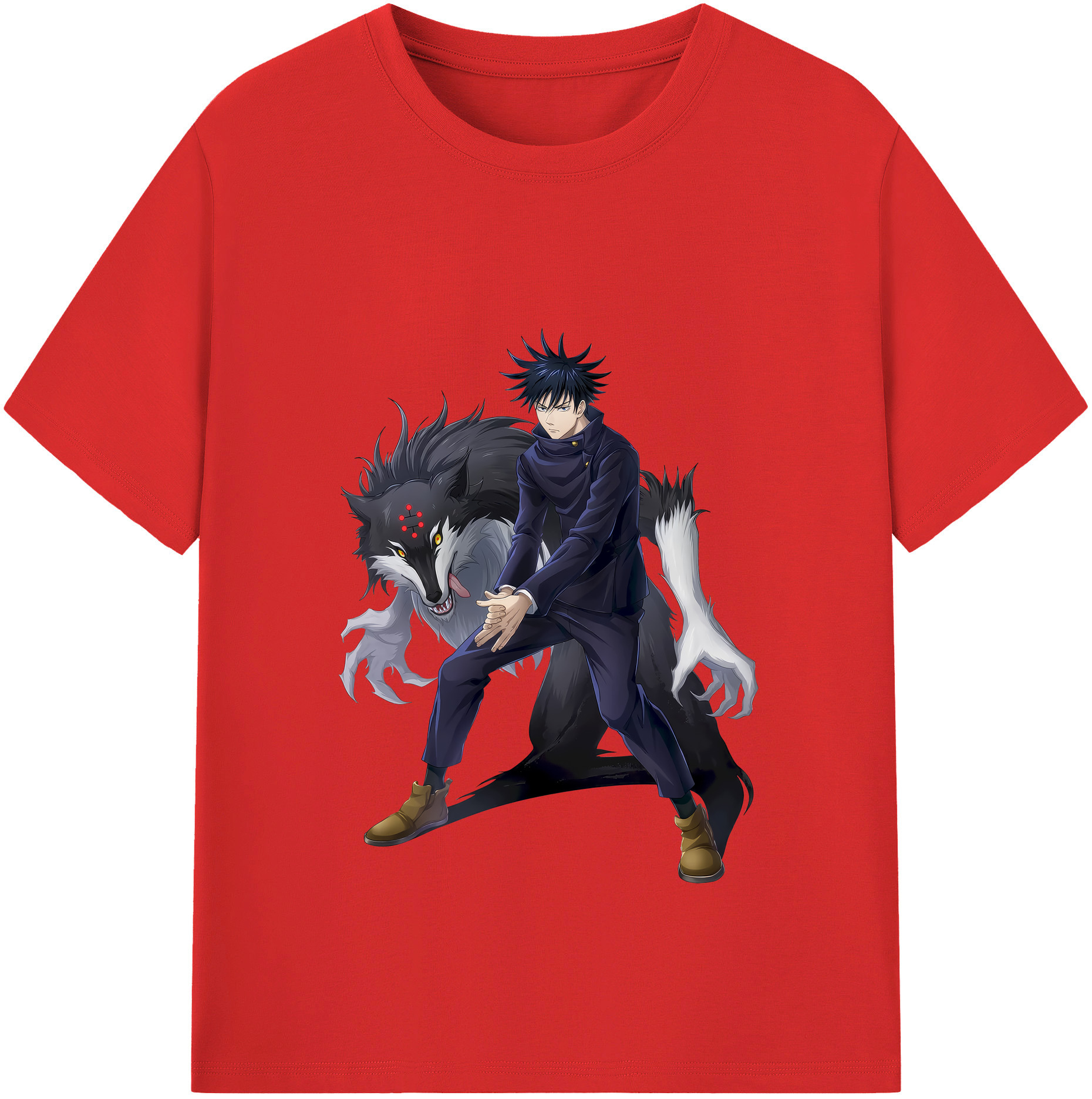 （画像用） 呪術廻戦 Jujutsu Kaisen 綿100％半袖Tシャツ（フロントプリント）