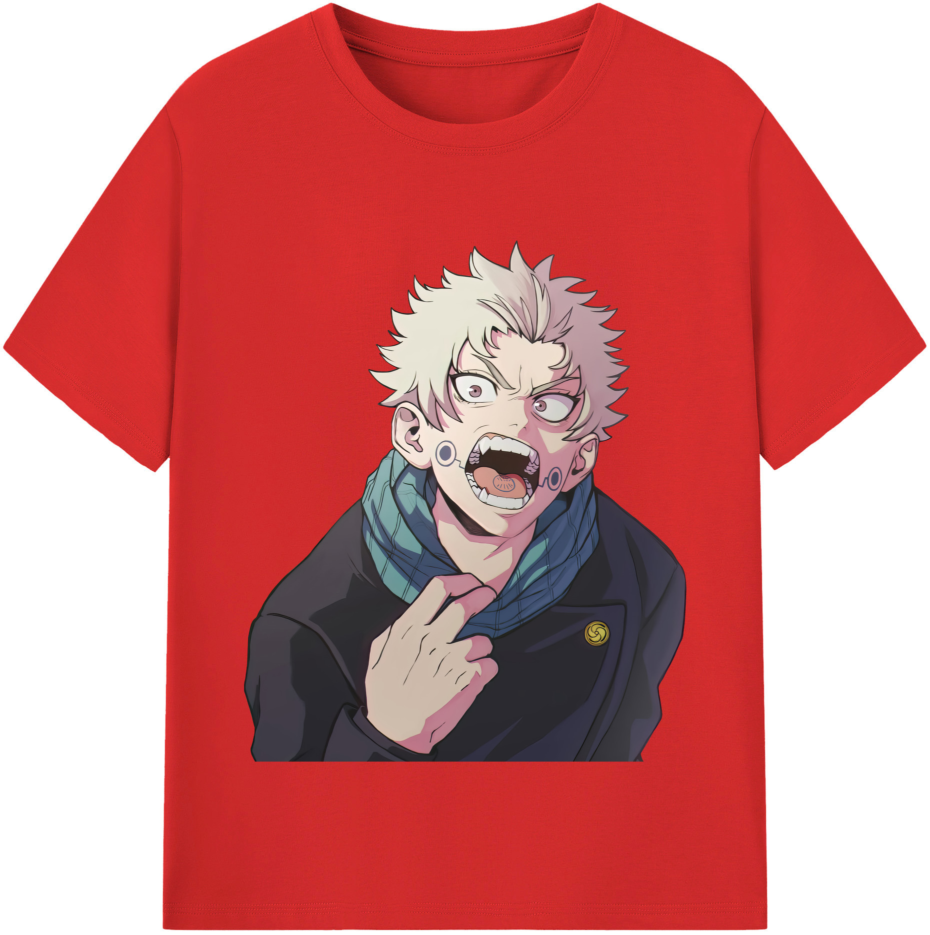 （画像用） 呪術廻戦 Jujutsu Kaisen 綿100％半袖Tシャツ（フロントプリント）