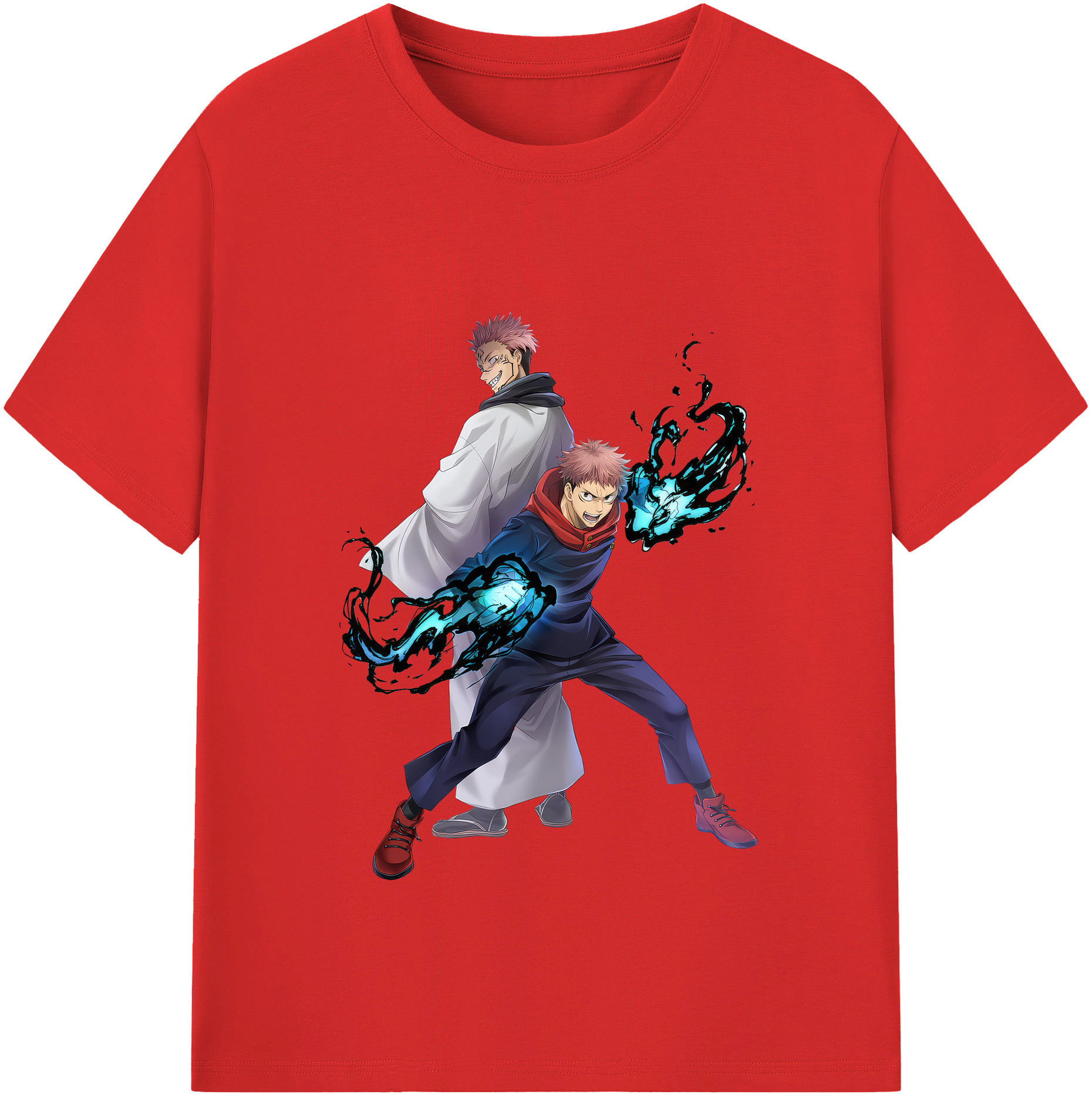 （画像用） 呪術廻戦 Jujutsu Kaisen 綿100％半袖Tシャツ（フロントプリント）