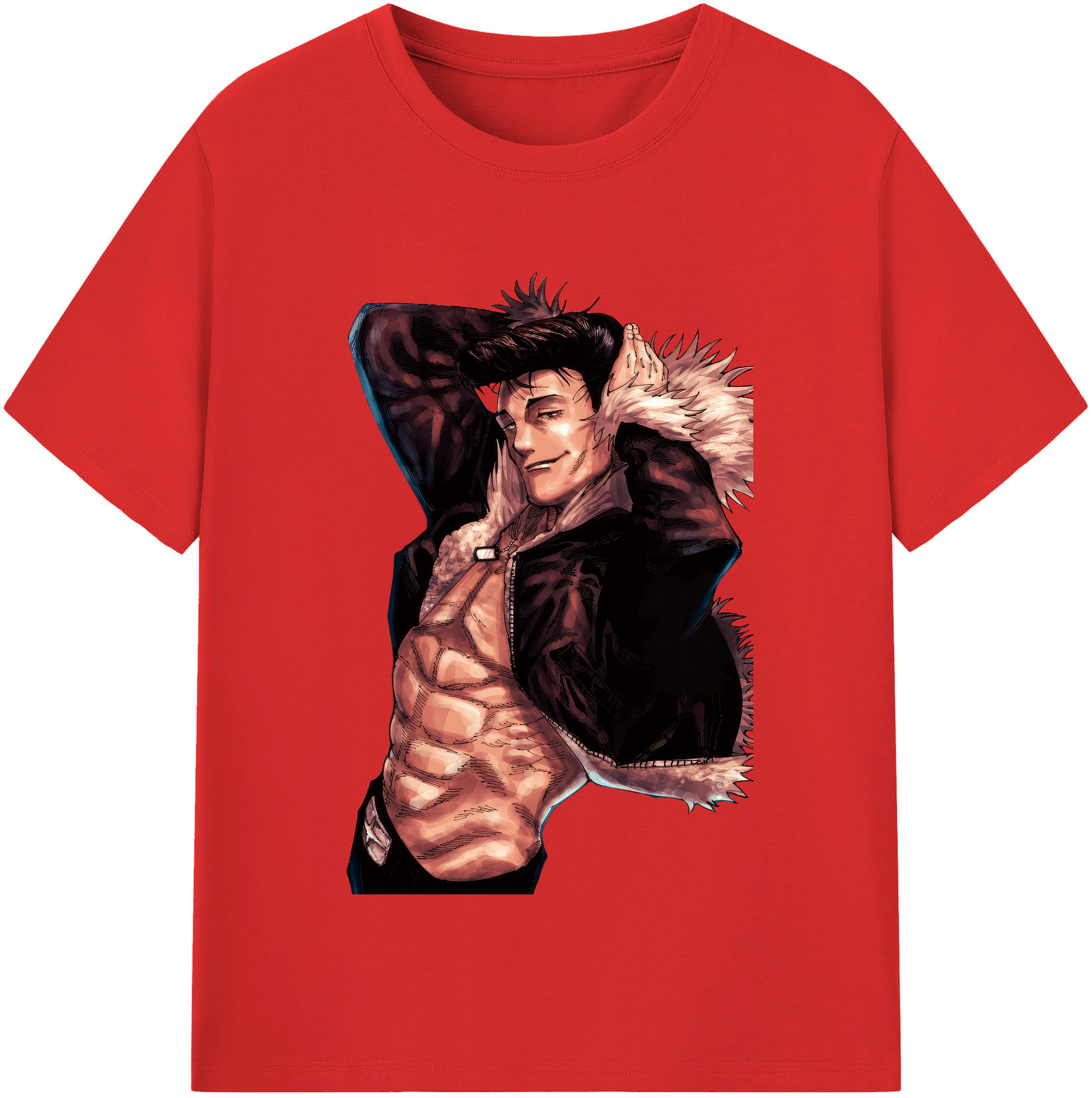 （画像用） 呪術廻戦 Jujutsu Kaisen 綿100％半袖Tシャツ（フロントプリント）