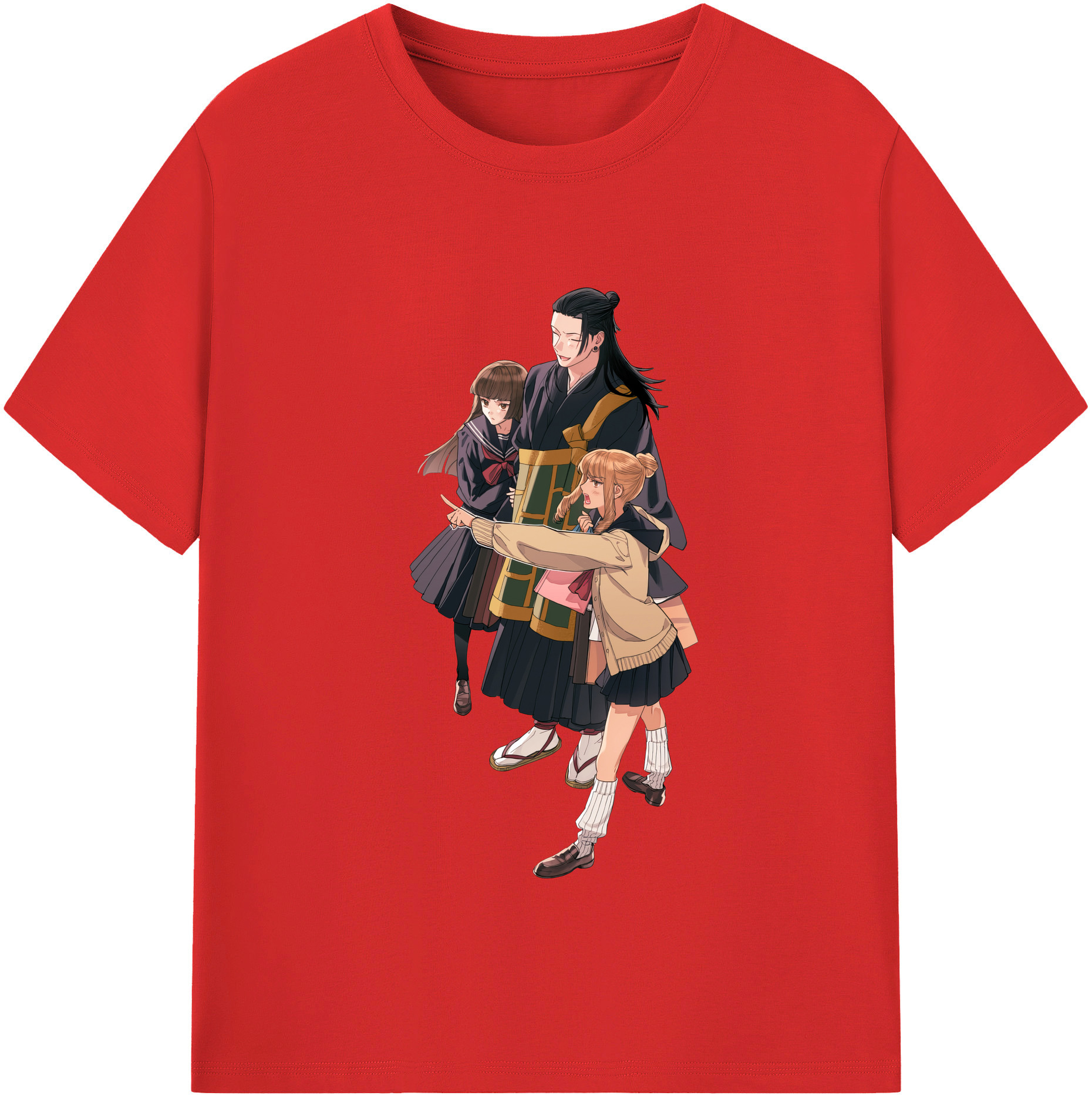 （画像用） 呪術廻戦 Jujutsu Kaisen 綿100％半袖Tシャツ（フロントプリント）
