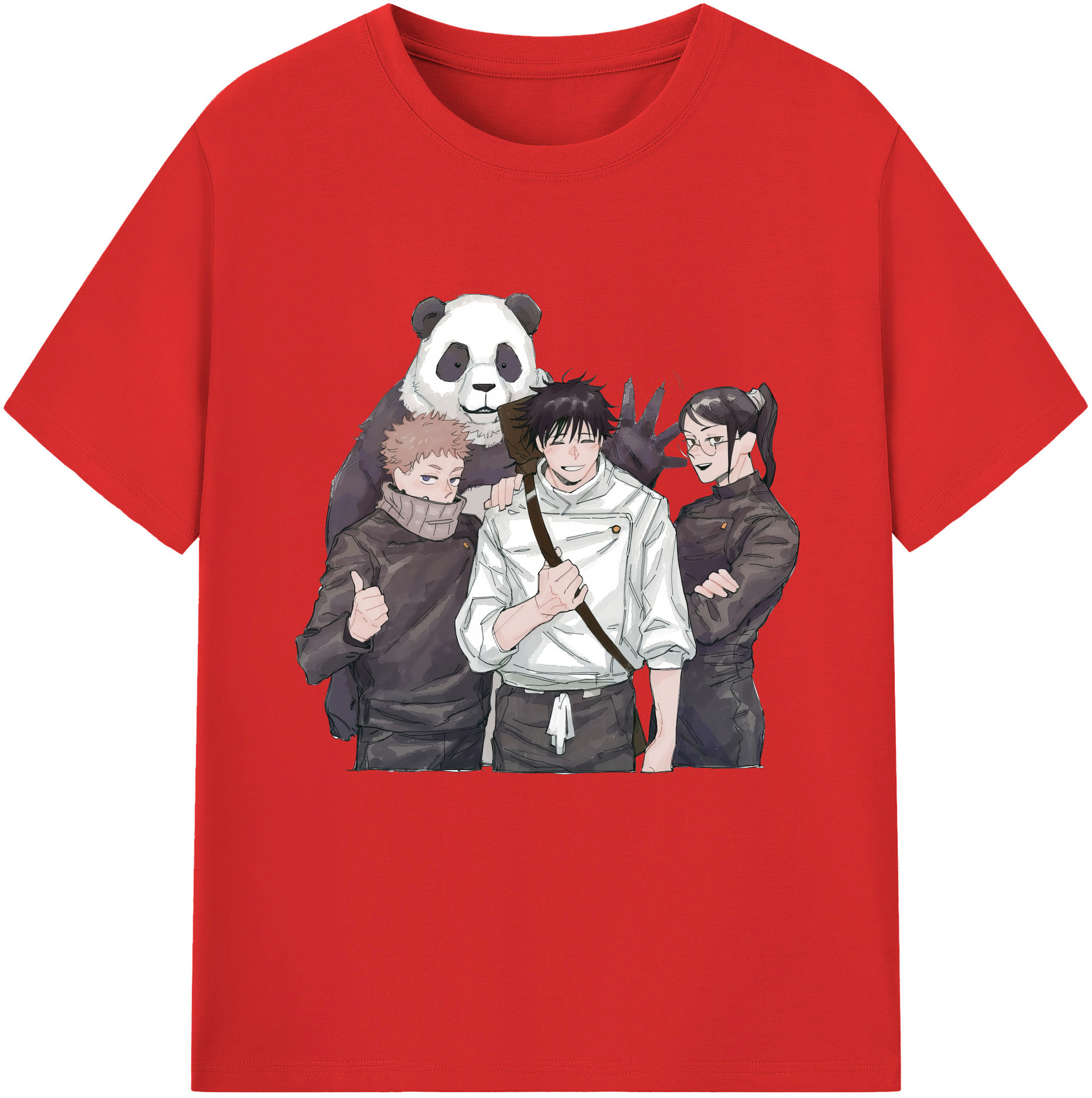 （画像用） 呪術廻戦 Jujutsu Kaisen 綿100％半袖Tシャツ（フロントプリント）