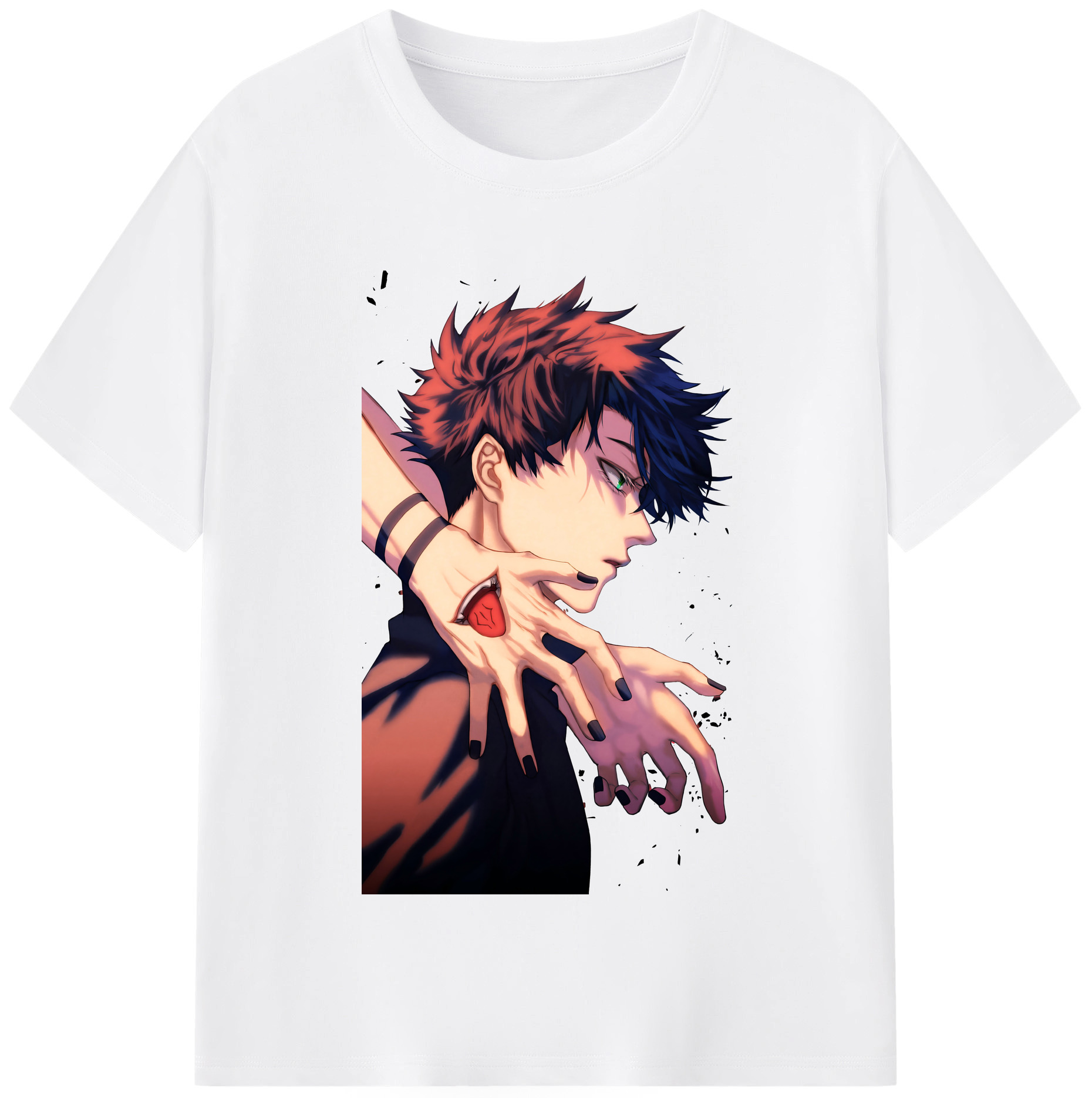 （画像用） 呪術廻戦 Jujutsu Kaisen 綿100％半袖Tシャツ（フロントプリント）