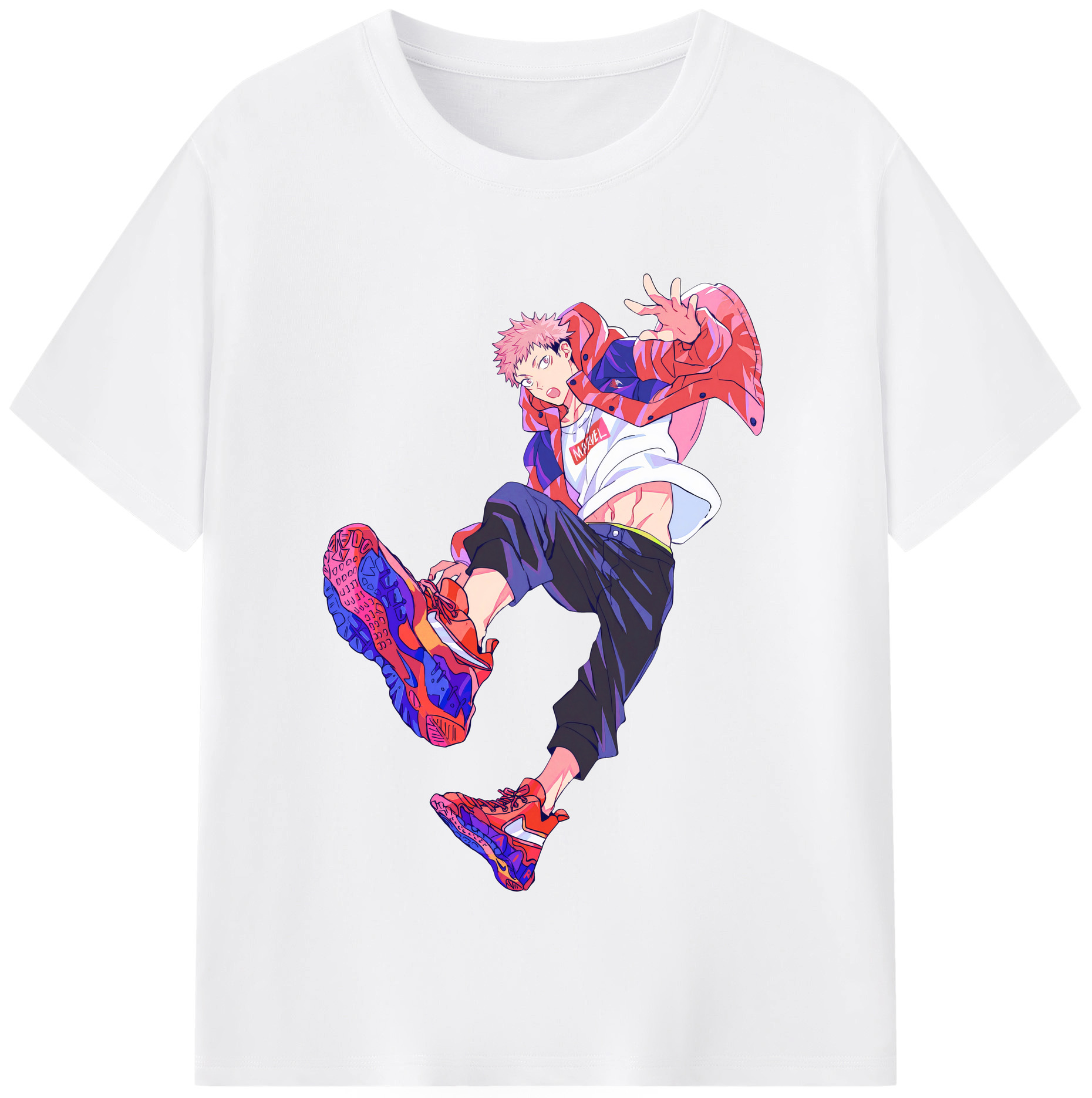 （画像用） 呪術廻戦 Jujutsu Kaisen 綿100％半袖Tシャツ（フロントプリント）