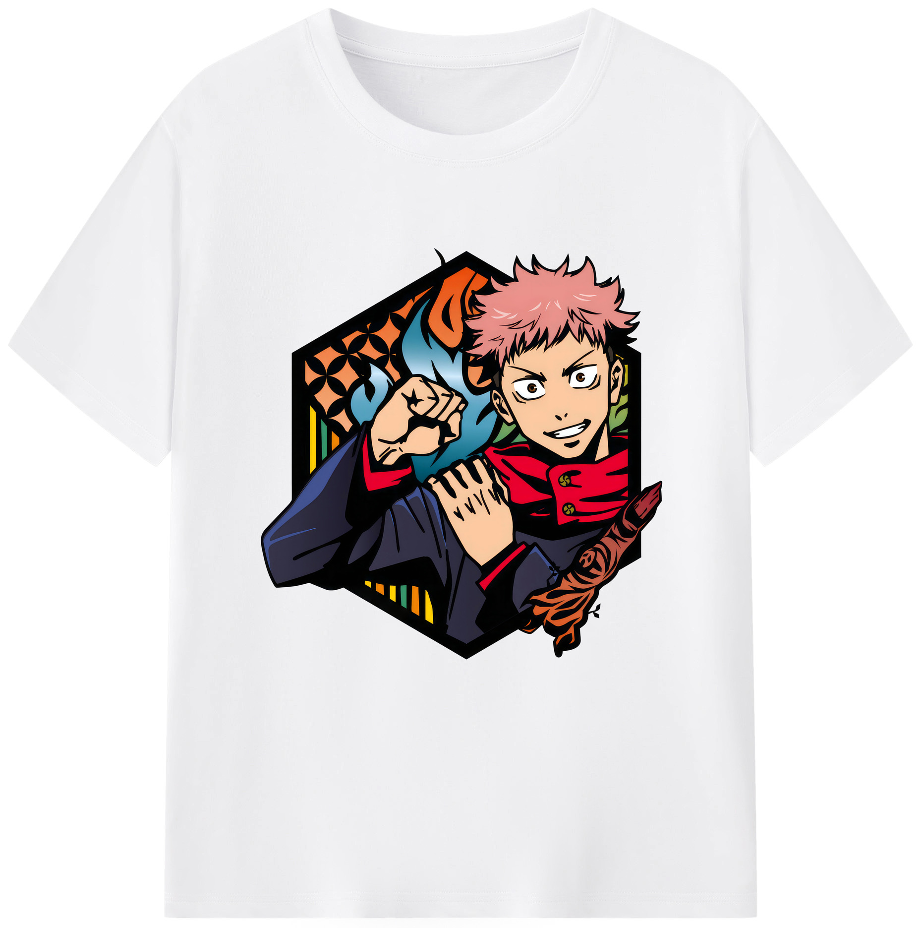 （画像用） 呪術廻戦 Jujutsu Kaisen 綿100％半袖Tシャツ（フロントプリント）